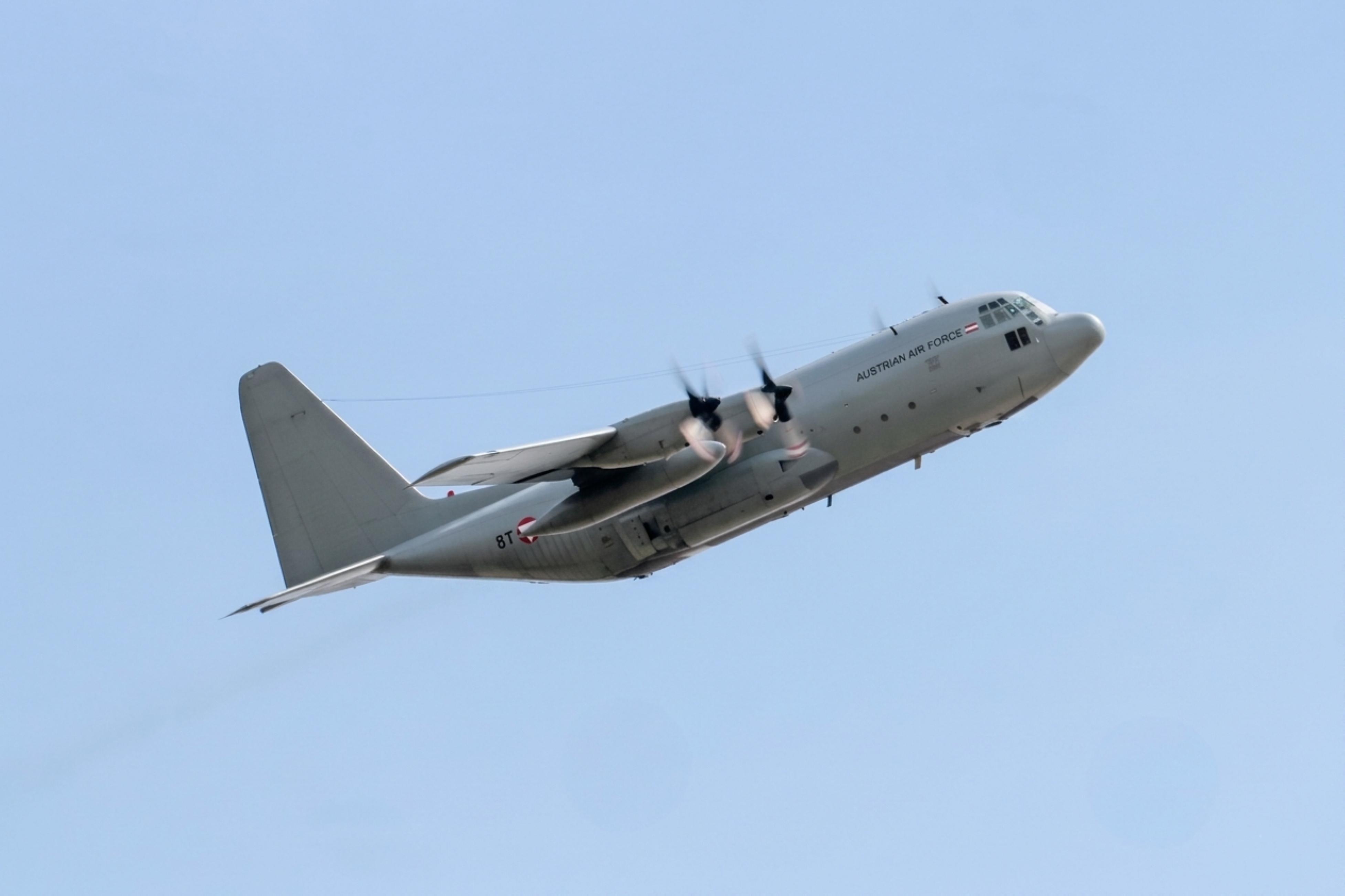 8T-CB @ EGVA - 8T-CB 1967 Lockheed C-130K Hercules Austrian Air Force RIAT RAF Fairford  - by PhilR