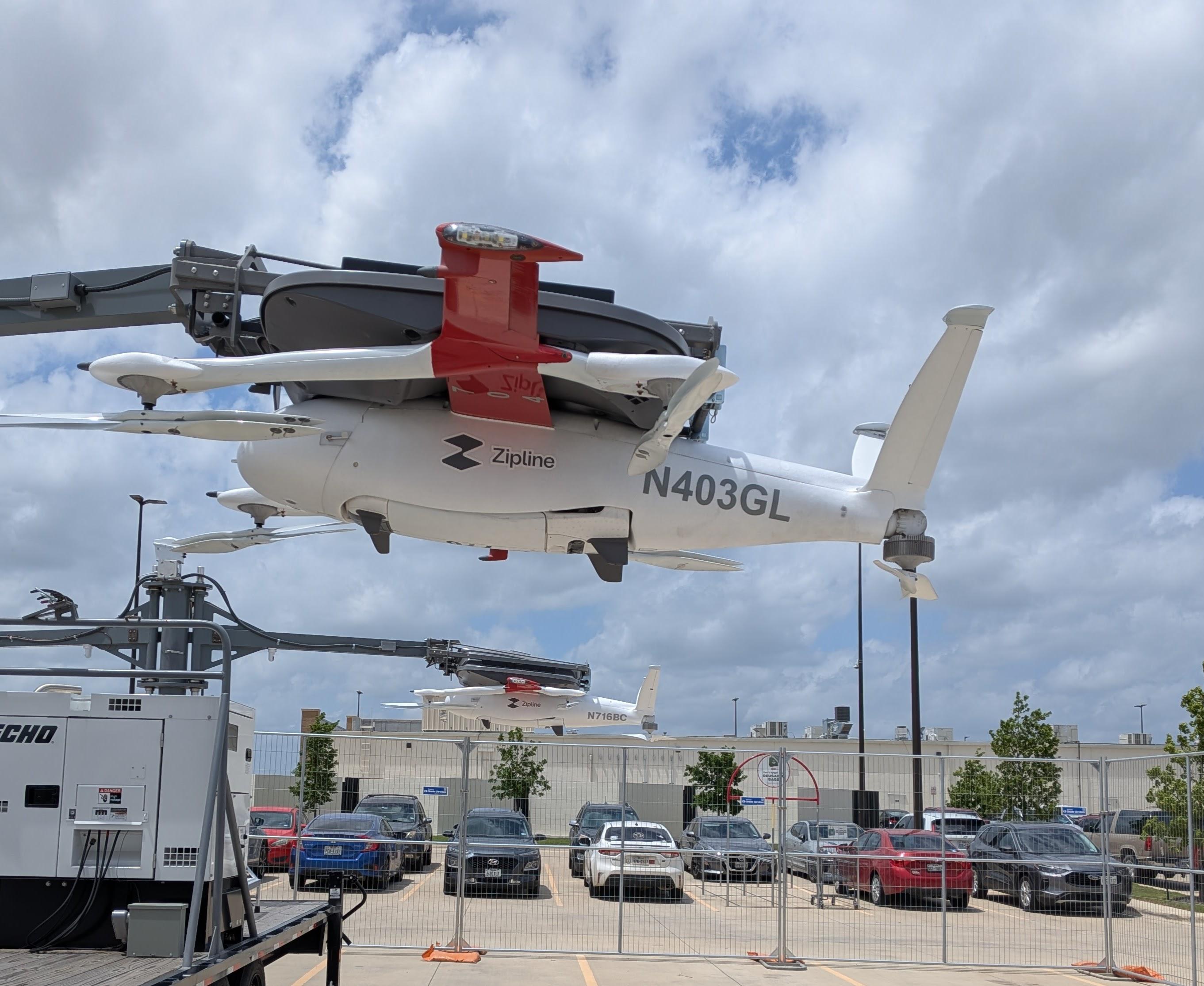 N403GL - HEB Grocery delivery drone system as seen in Mansfield, TX  - by Ztex