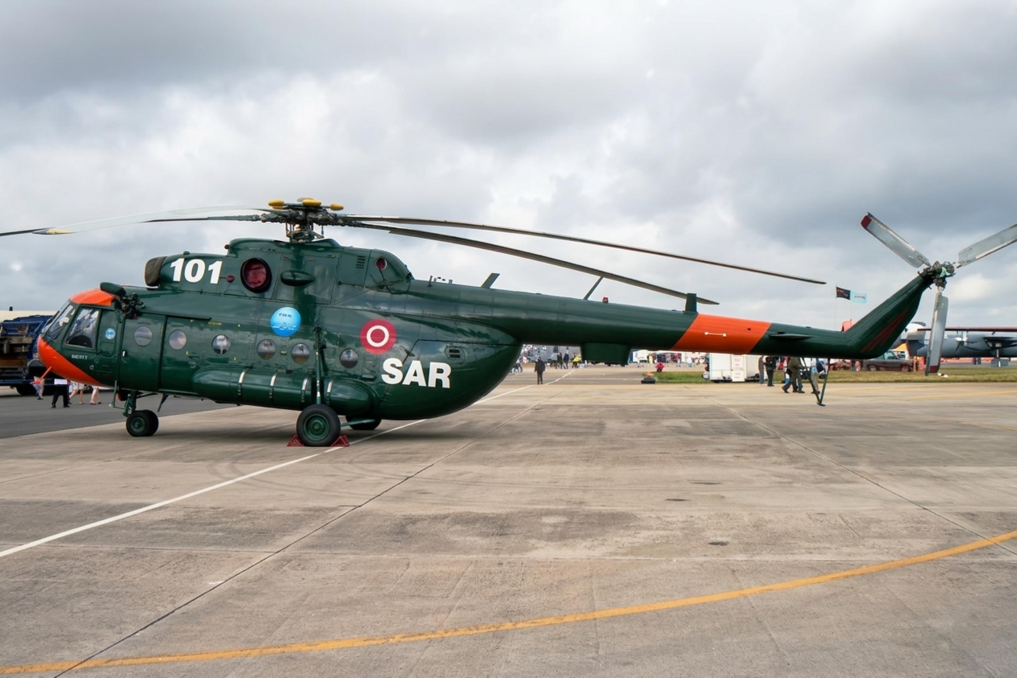 101 @ EGVA - 101 Mil Mi8 MTV-1 LatvianAF RIAT  - by PhilR