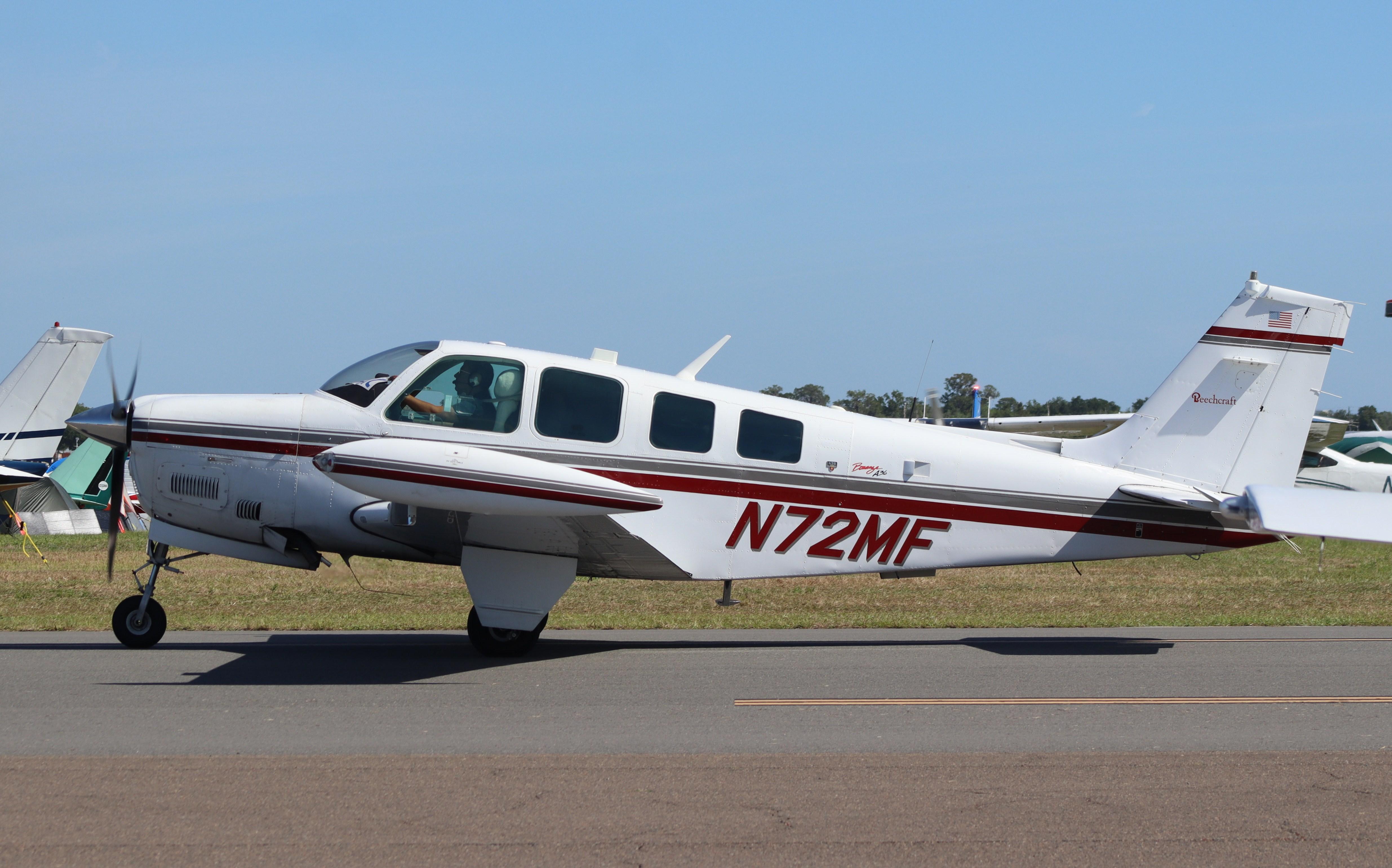 N72MF @ KLAL - Beech A36 - by MarkPasqualino