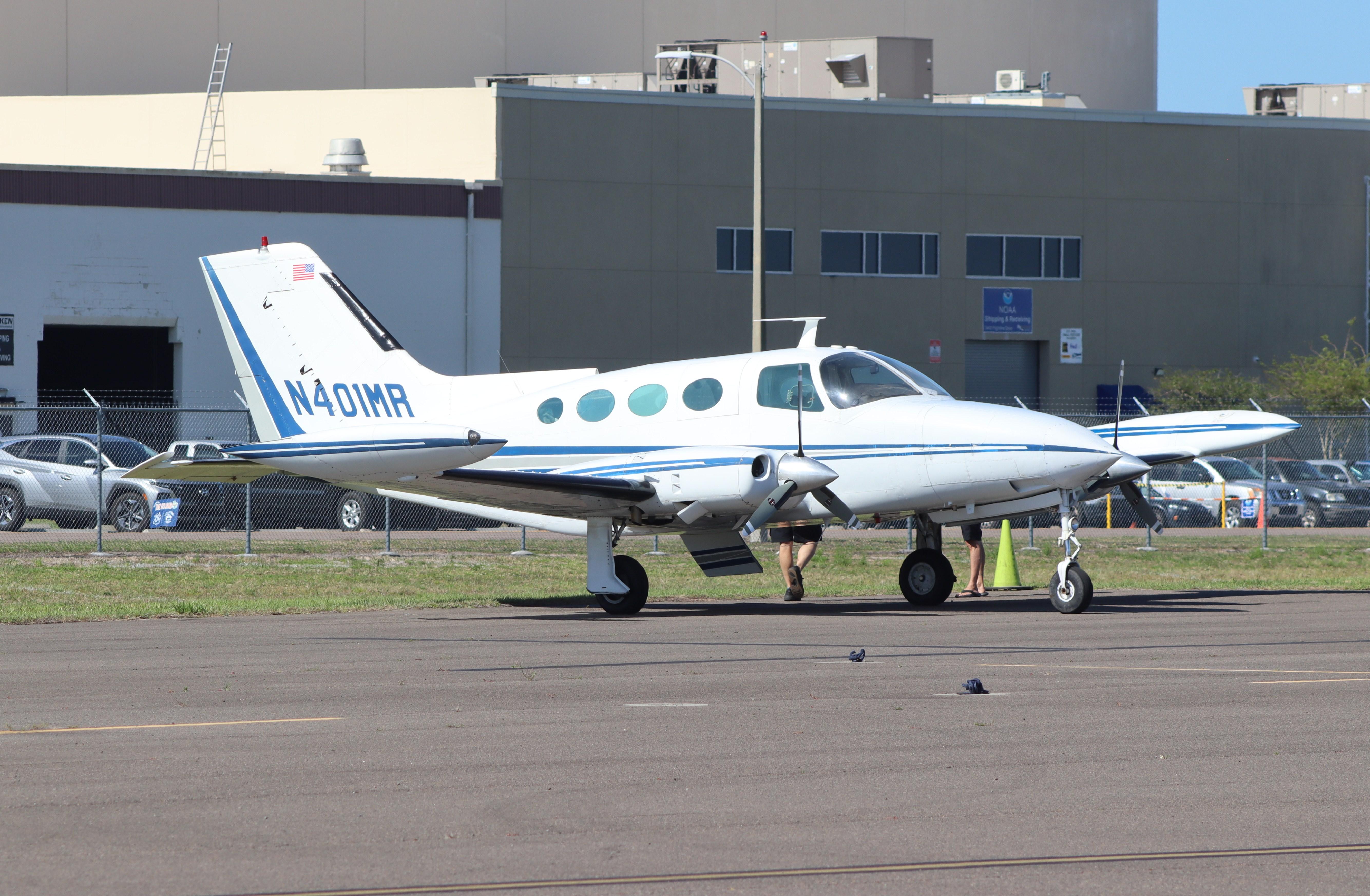 N401MR @ KLAL - Cessna 401 - by MarkPasqualino