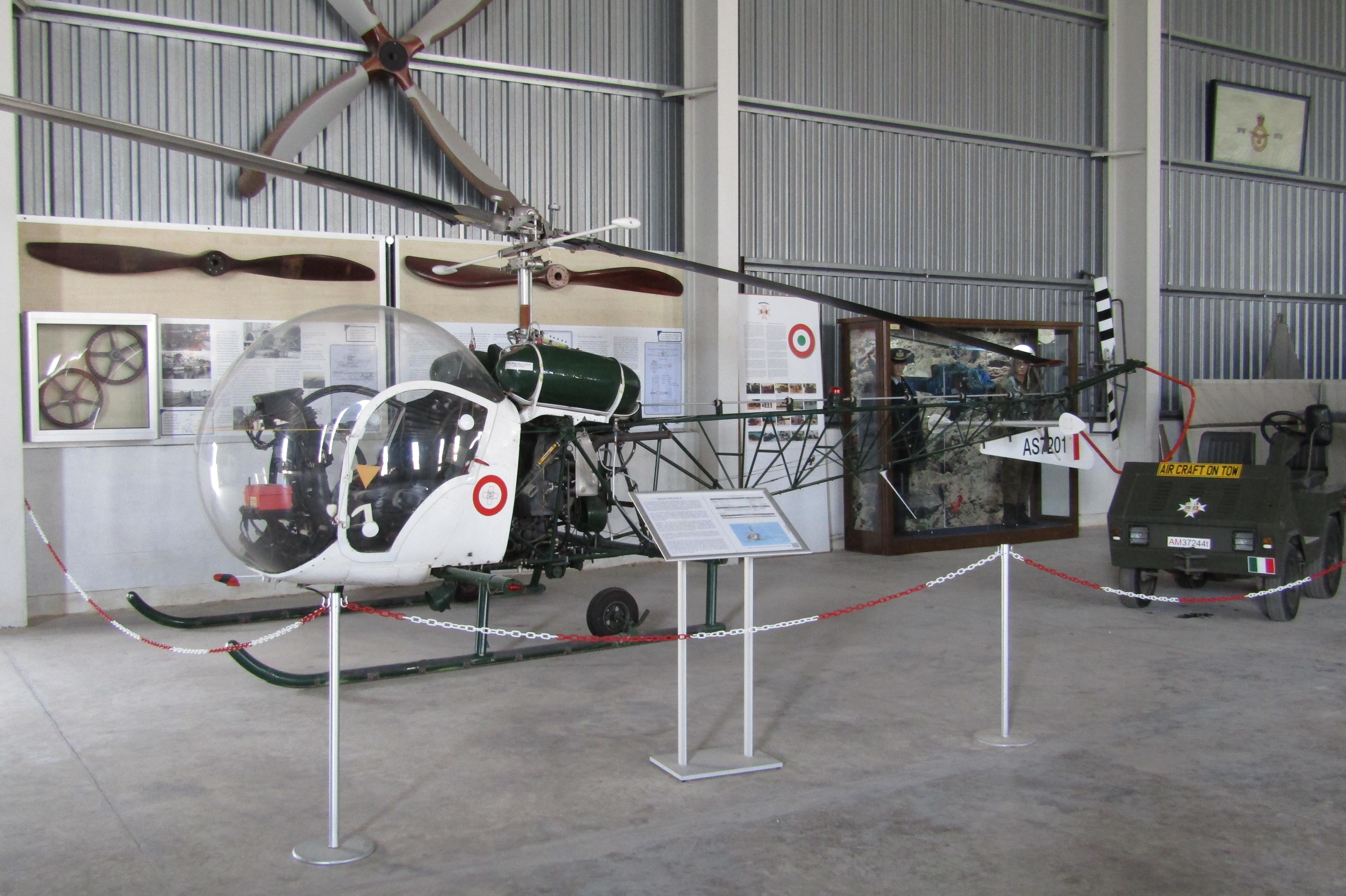 AS9516 @ TA' QALI - AS7021 (Ex German Army & Air Force) 1957 Agusta-Bell AB-47G-2 AFM Malta Malta Aviation Museum Ta' Qali Malta 21.05.24.JPG - by PhilR