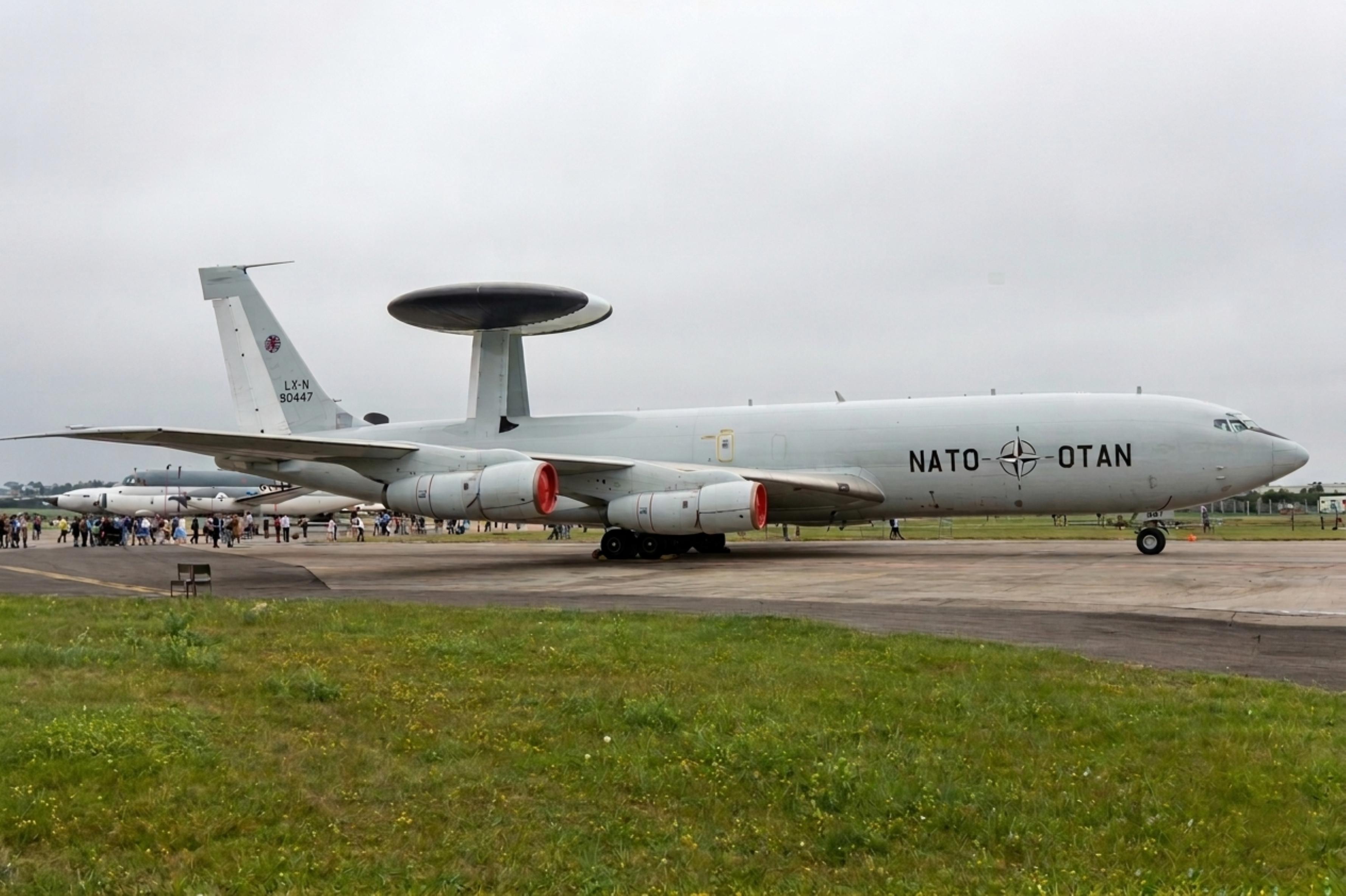 LX-N90447 @ EGVA - LX-N90477 1982 Boeing E-3A Sentry NATO IAT
 - by PhilR
