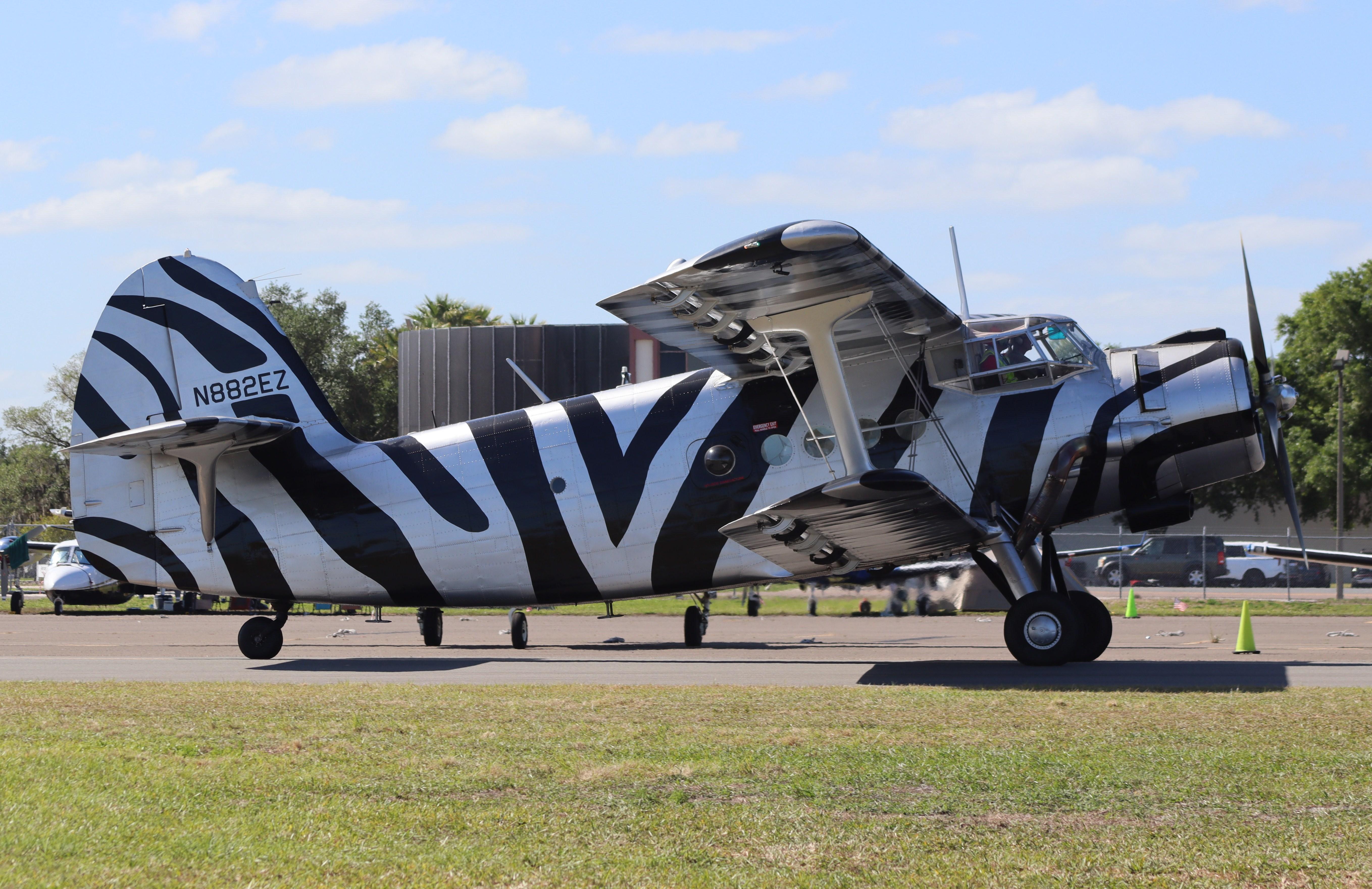 N882EZ @ KLAL - PZL-Mielec AN-2 - by MarkPasqualino