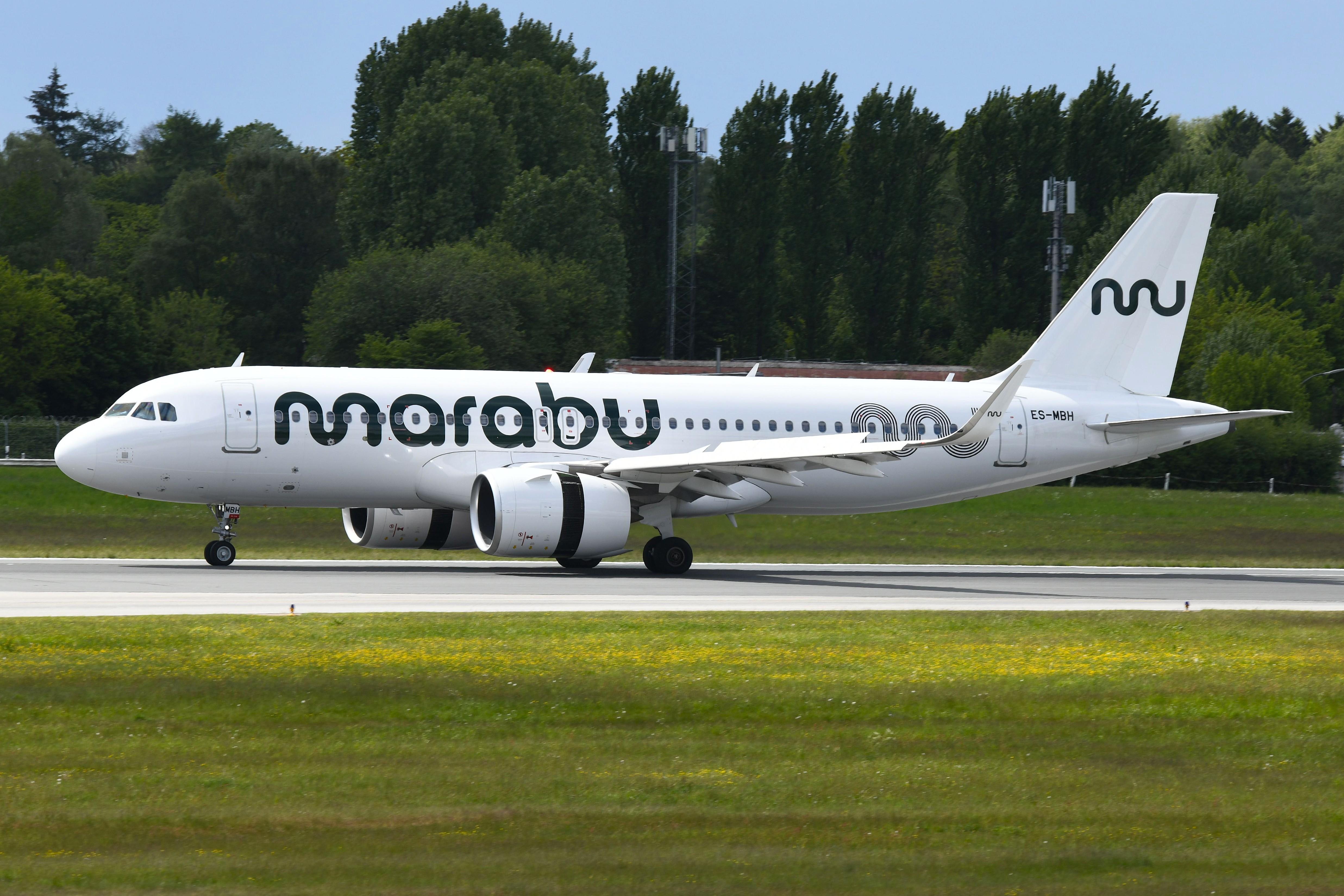 ES-MBH @ EDDH - Arrival of Marabu A3320N - by FerryPNL
