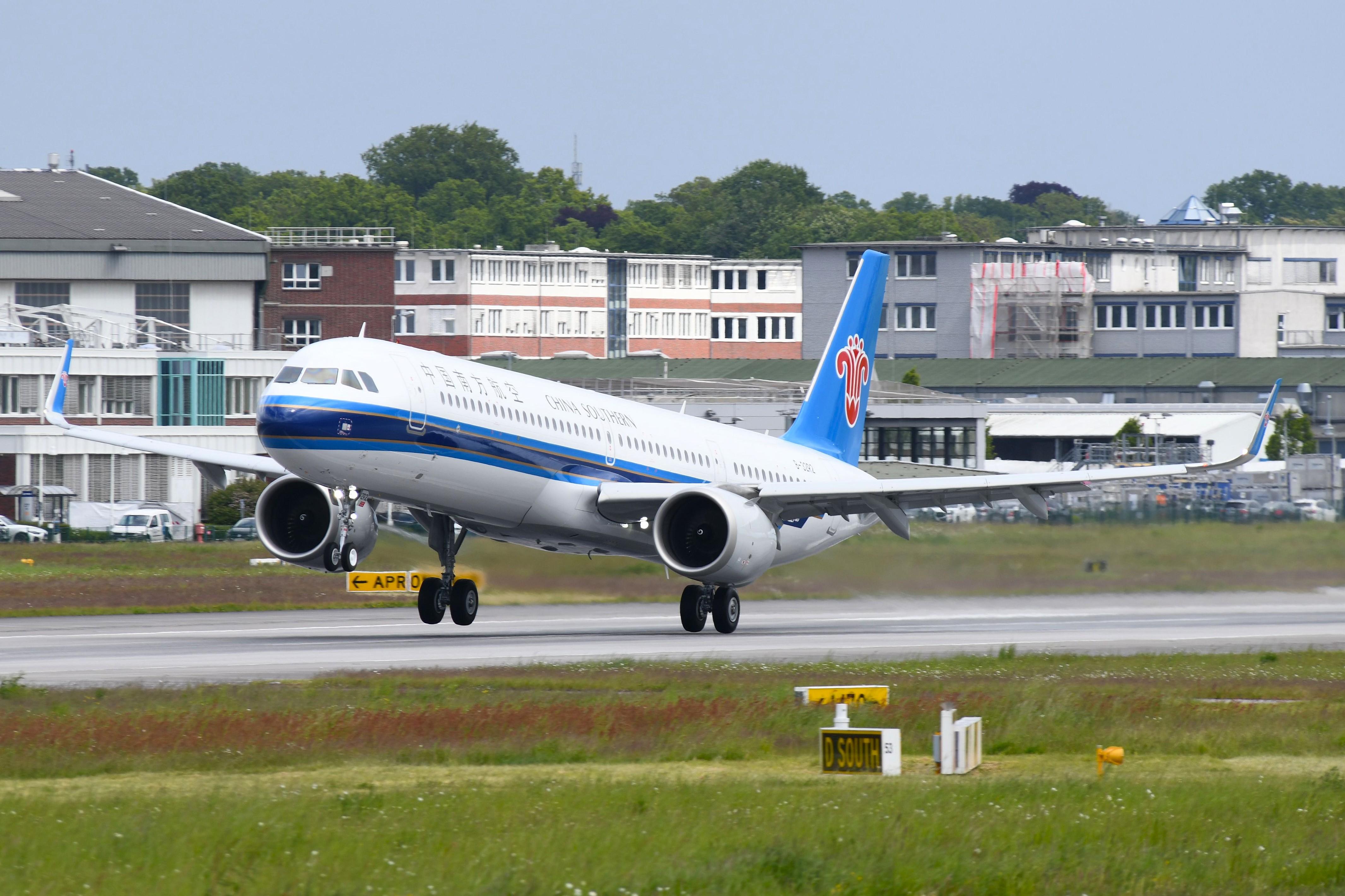 B-32R2 @ EDHI - China Southern A321N departing for its delivery flight - by FerryPNL