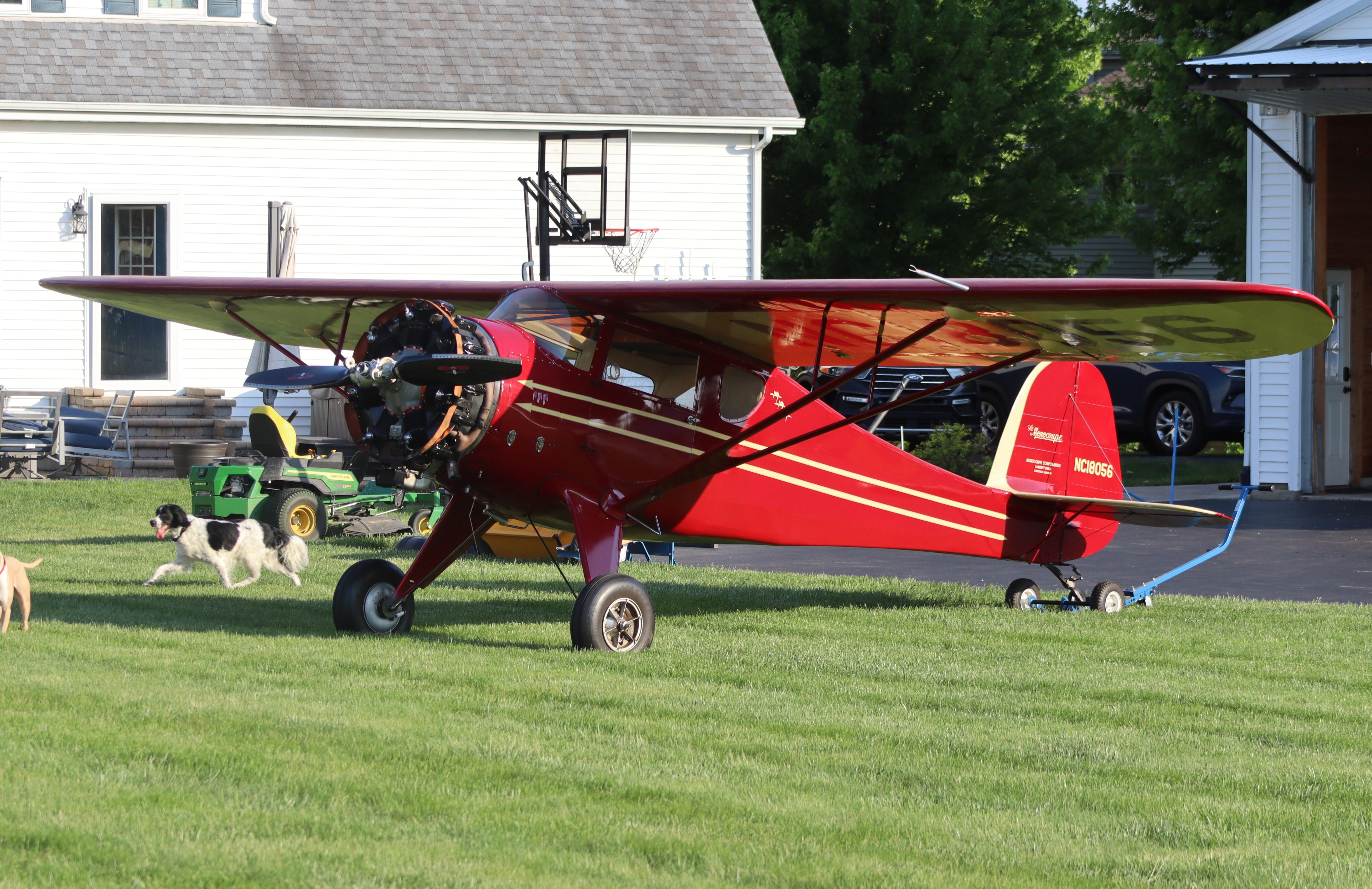 N18056 @ C77 - Monocoupe 90A - by MarkPasqualino