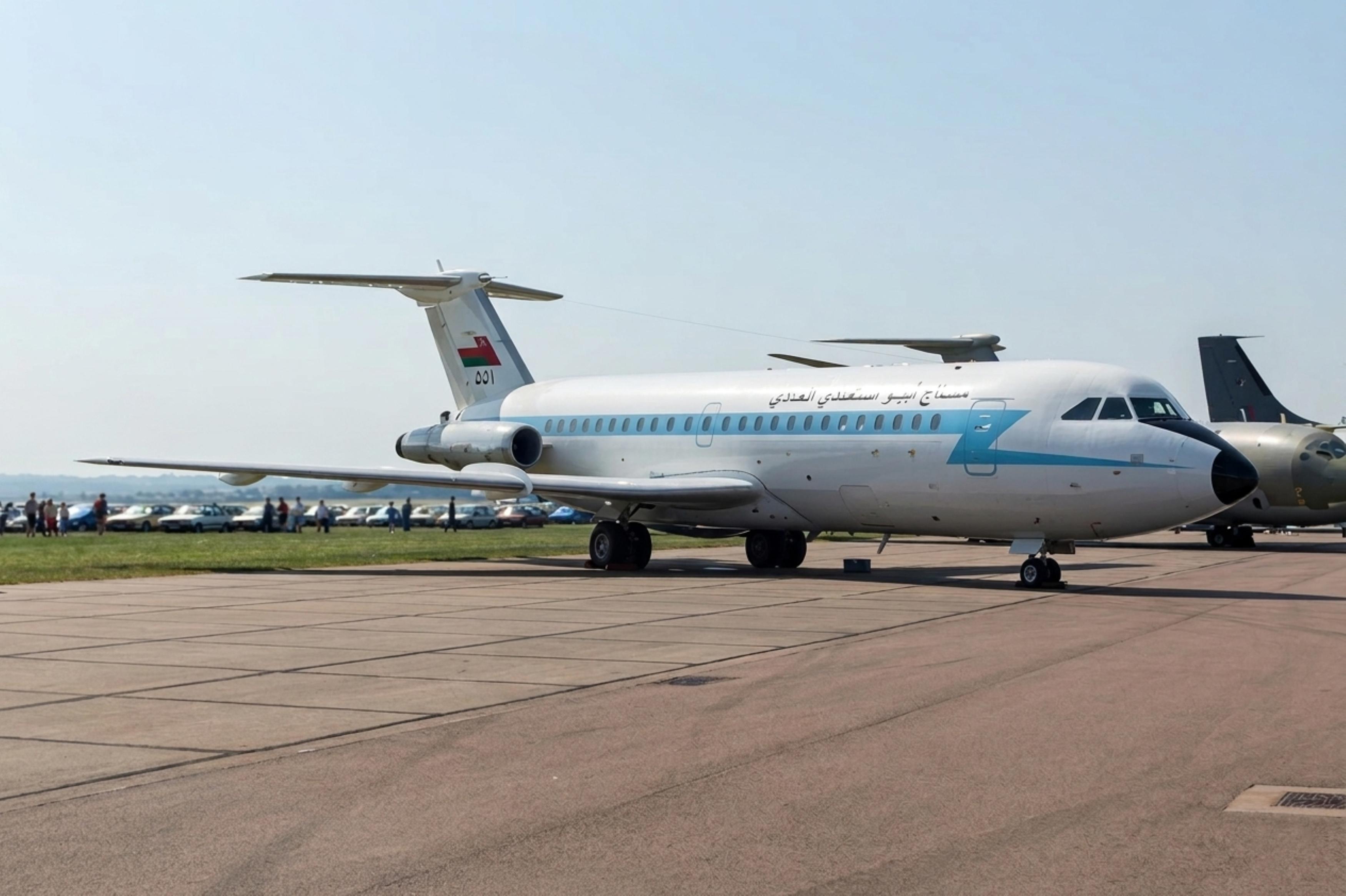 551 @ EGDM - 551 1974 BAC 1-11-485GD OmanAF IAT Boscombe Down 
 - by PhilR
