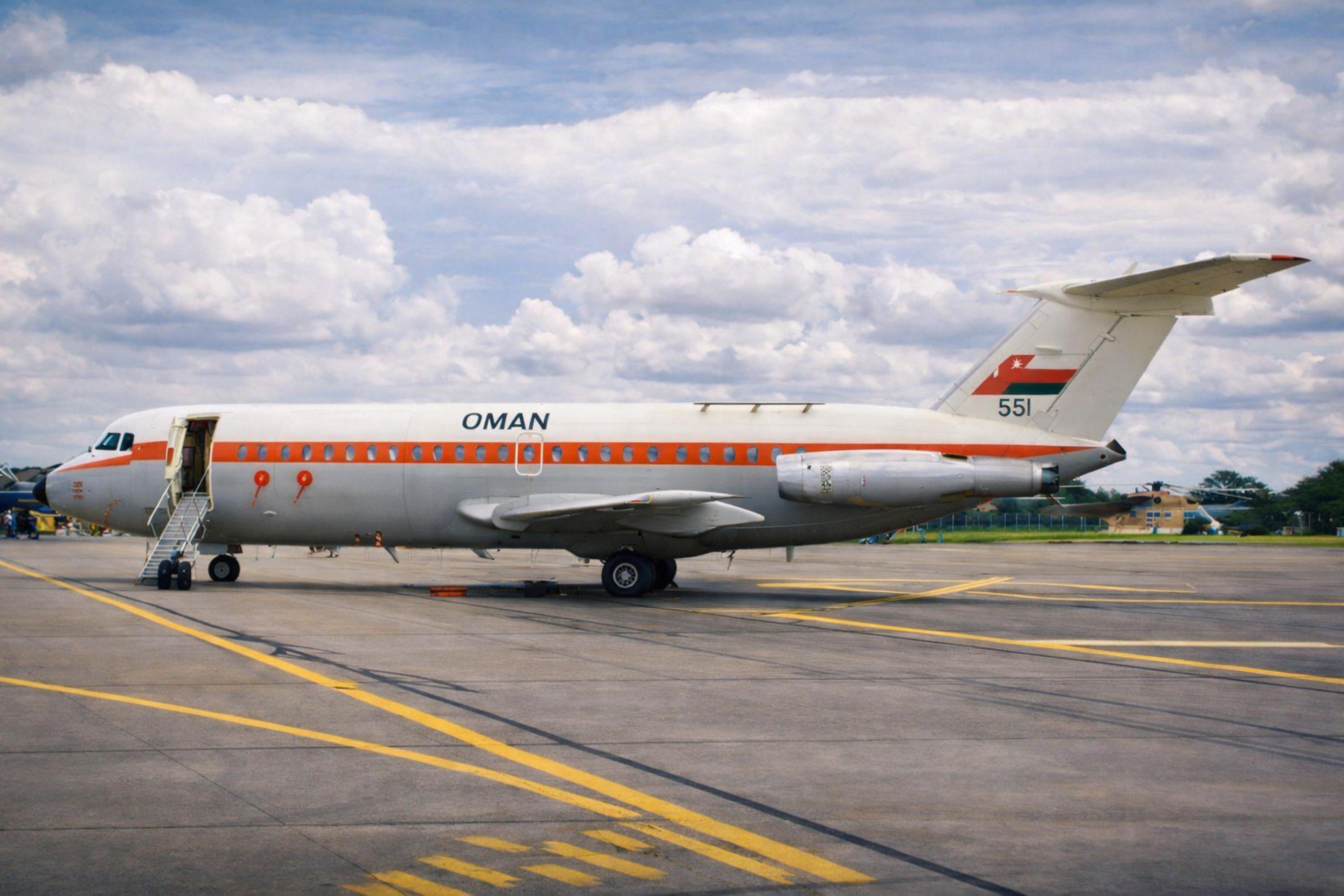 551 @ EGVA - 551 1974 BAC 1-11-485GD Oman Air Force IAT 
 - by PhilR