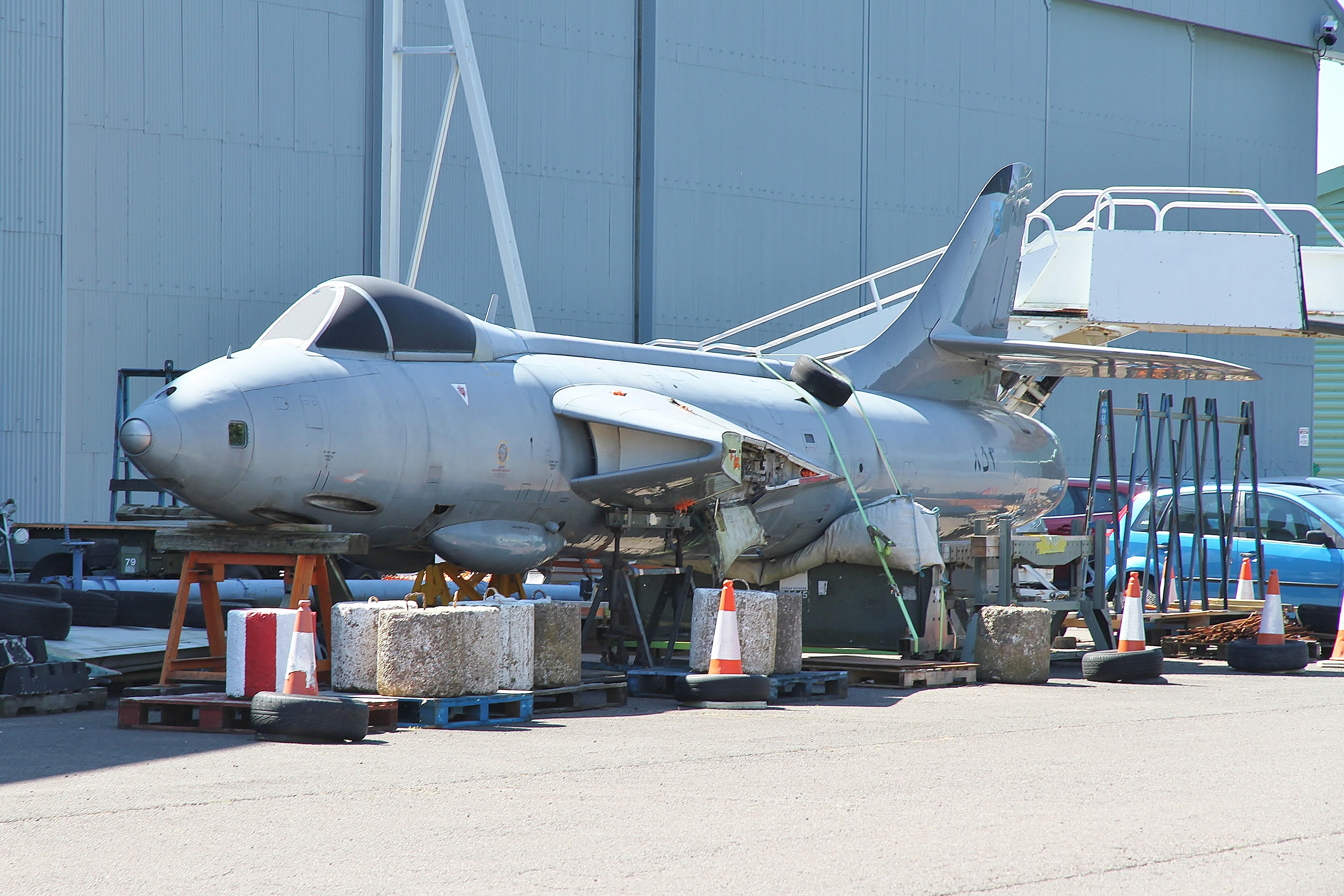 853 @ EGHH - 853 1955 Hawker Hunter FR10 SOAF Cosford 
 - by PhilR