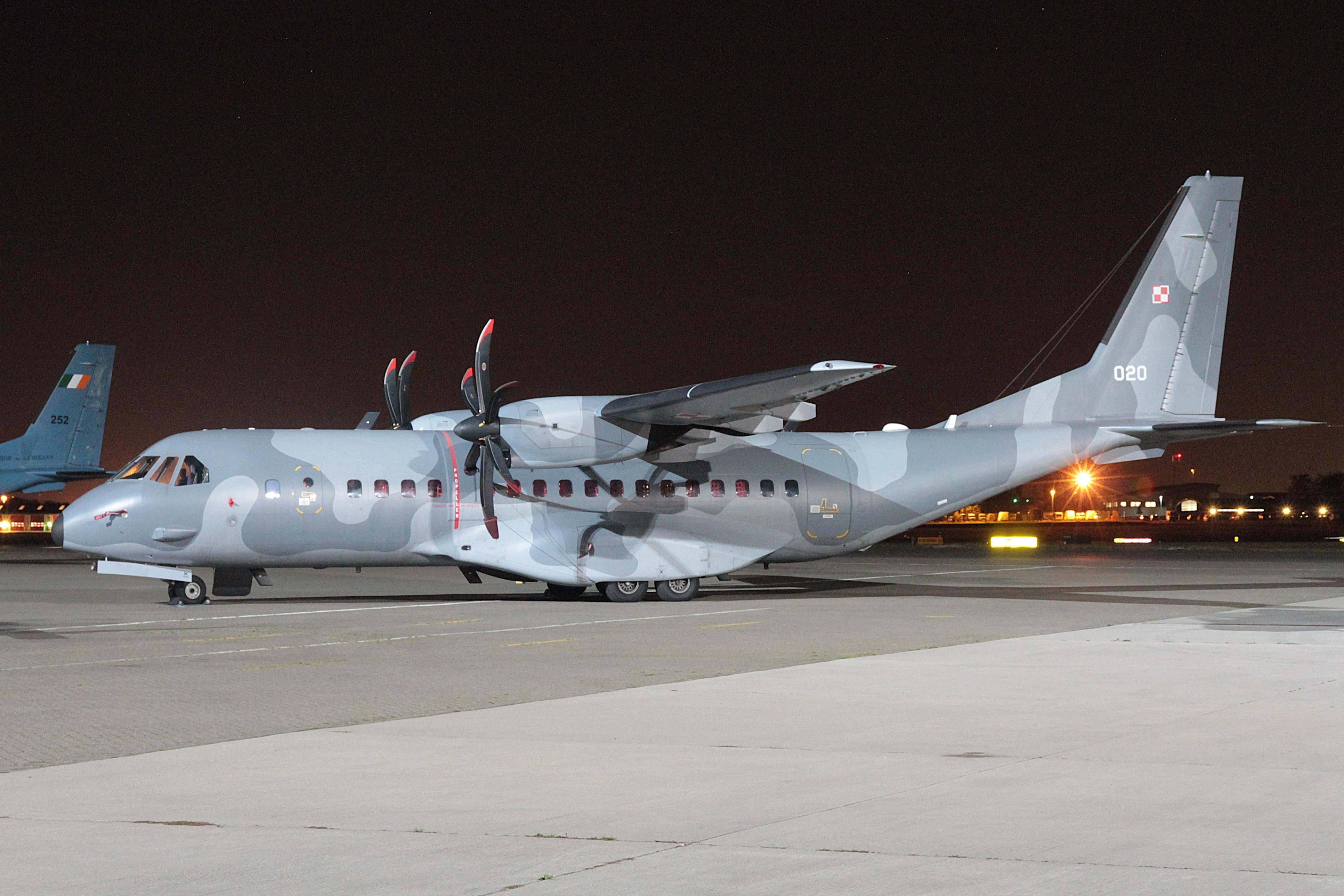 020 @ EGWU - 020 2007 CASA C295M Polish AF Northolt Night Shoot 
 - by PhilR