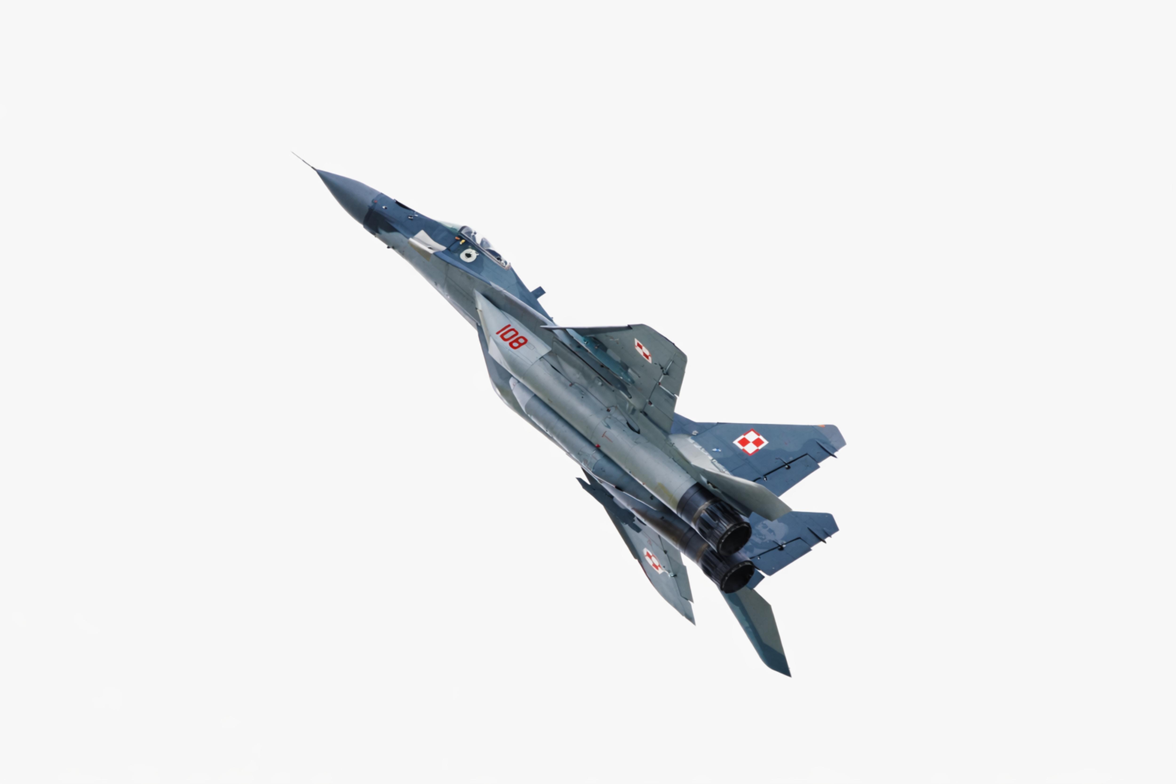 108 @ EGVA - 108 Mig 29A Fulcrum PolAF RIAT 
 - by PhilR