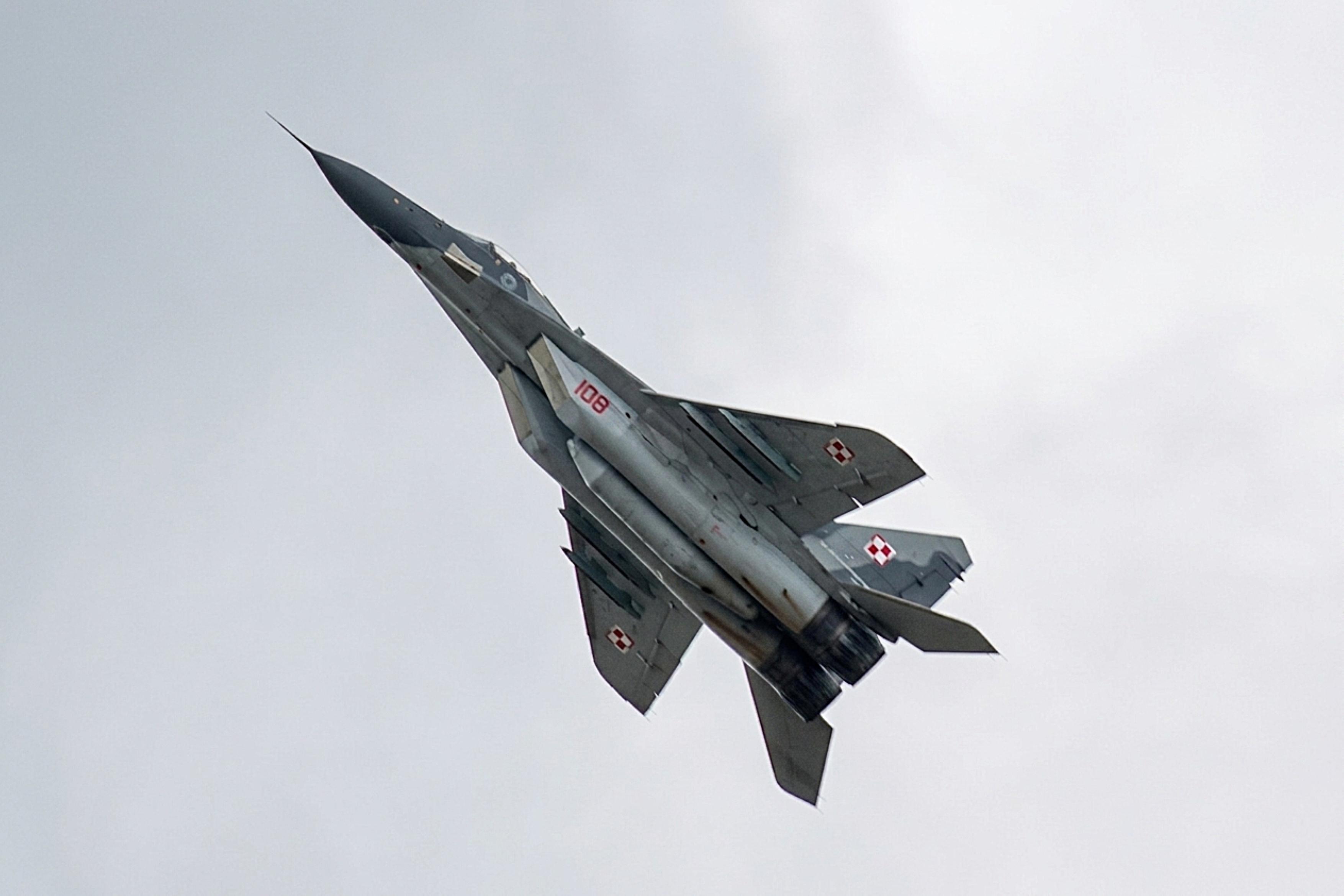 108 @ EGVA - 108 Mig 29A Fulcrum PolAF RIAT  - by PhilR