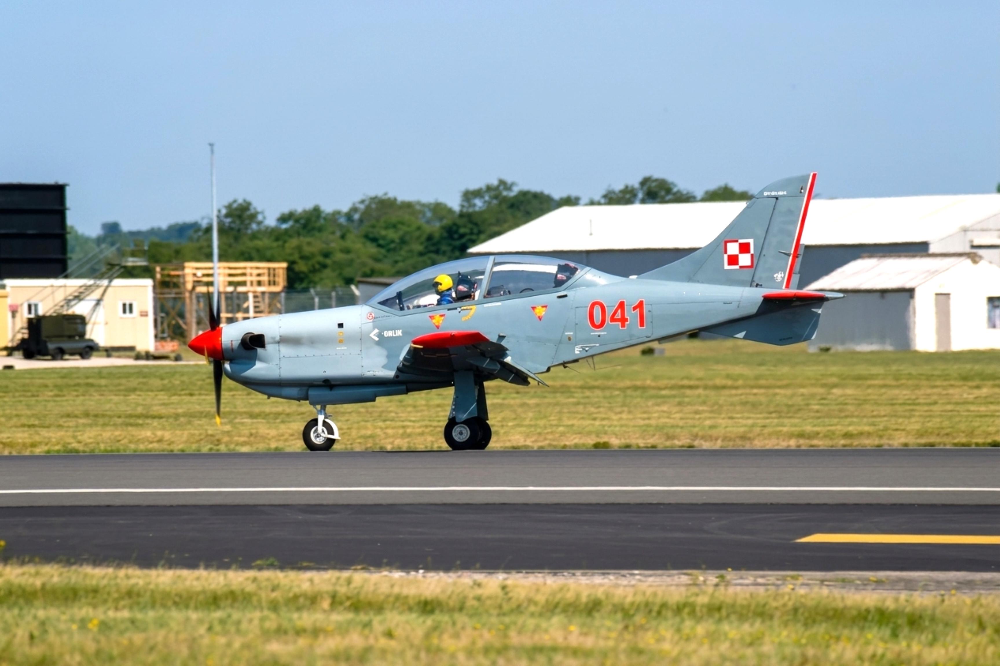 041 @ EGVA - 041 PZL 130TC-1 Turbo Orlik PolishAF RIAT  - by PhilR