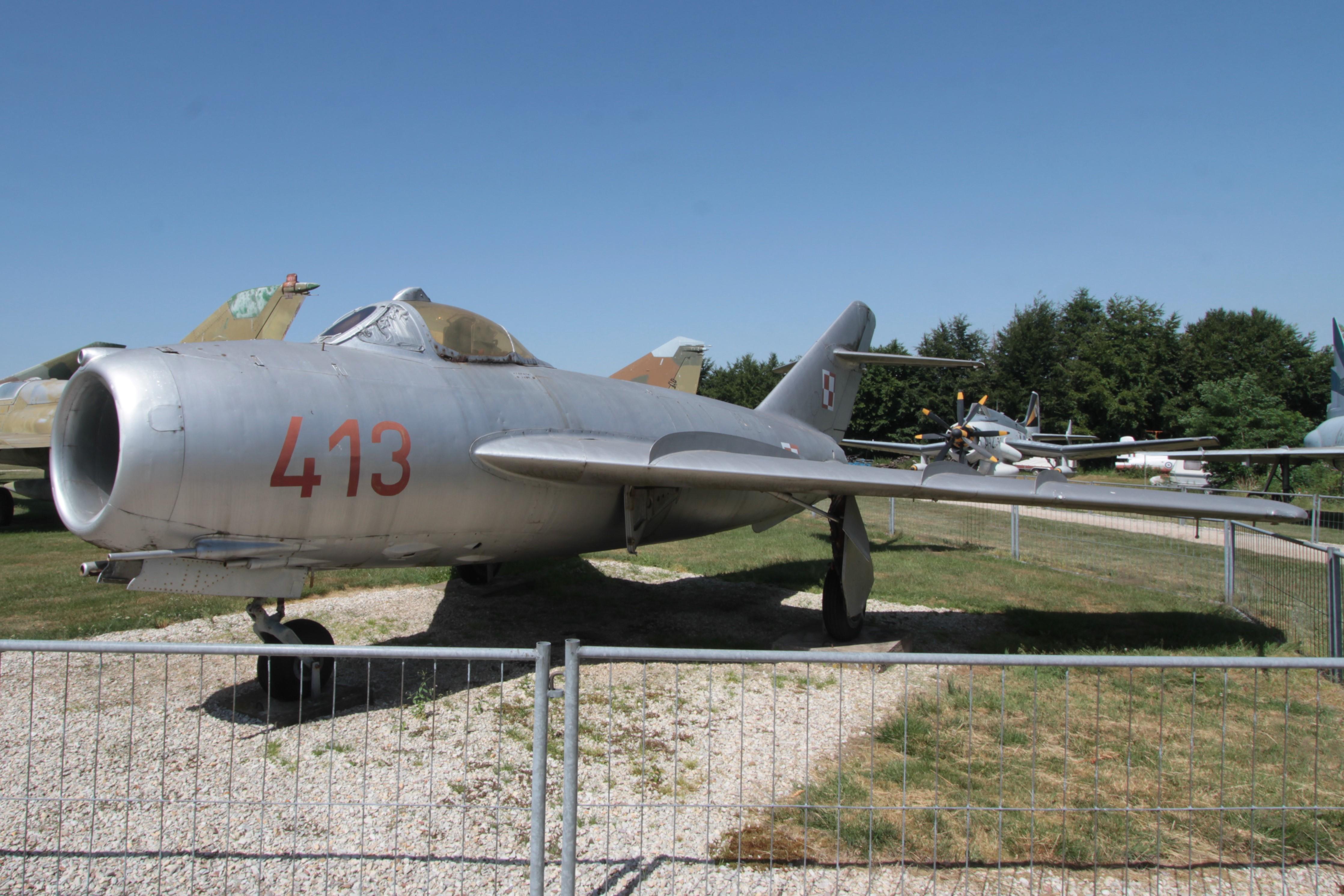 413 @ HERMESKEIL - 413 1951 PZL Mielec Lim-5 (MiG-17F) PolAF Hermeskeil 
 - by PhilR