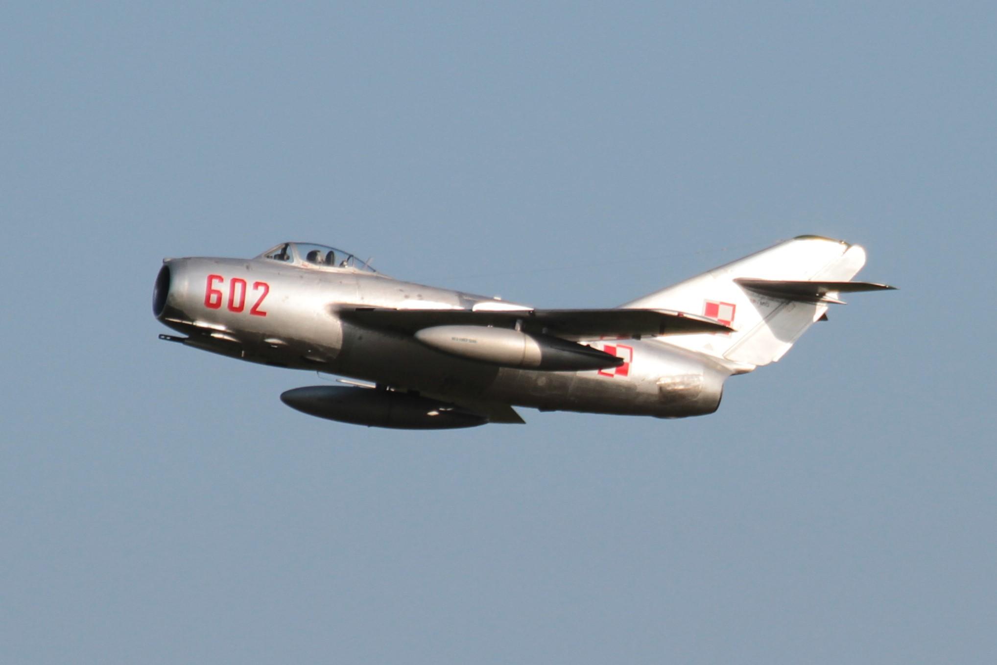 SP-MIG @ LFPM - 602 (SP-MIG) c1955 PZL-Mielec Lim-2 (MiG-15bis) Air Legend Melun-Villaroche  - by PhilR