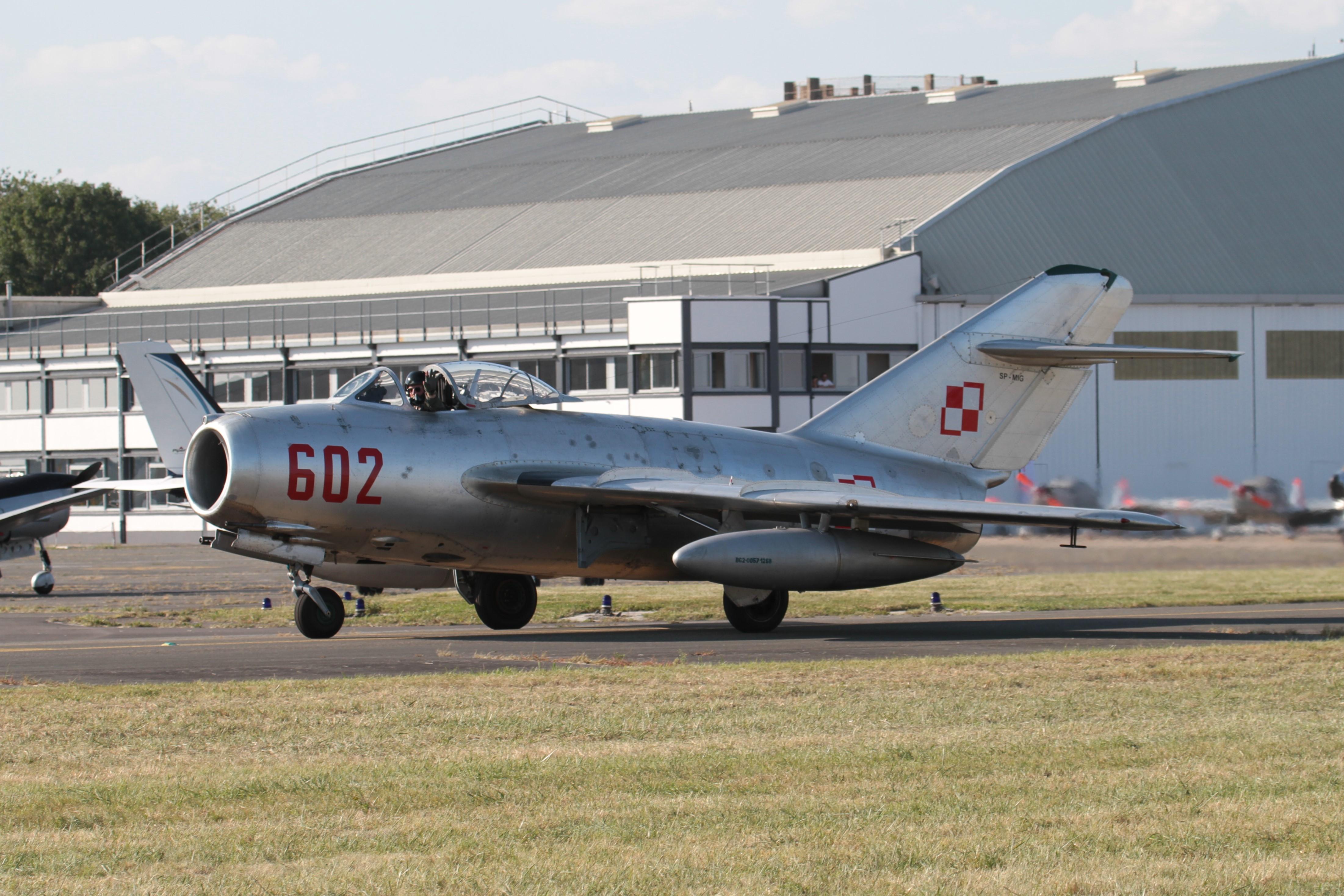 SP-MIG @ LFPM - 602 (SP-MIG) c1955 PZL-Mielec Lim-2 (MiG-15bis) Air Legend Melun-Villaroche  - by PhilR