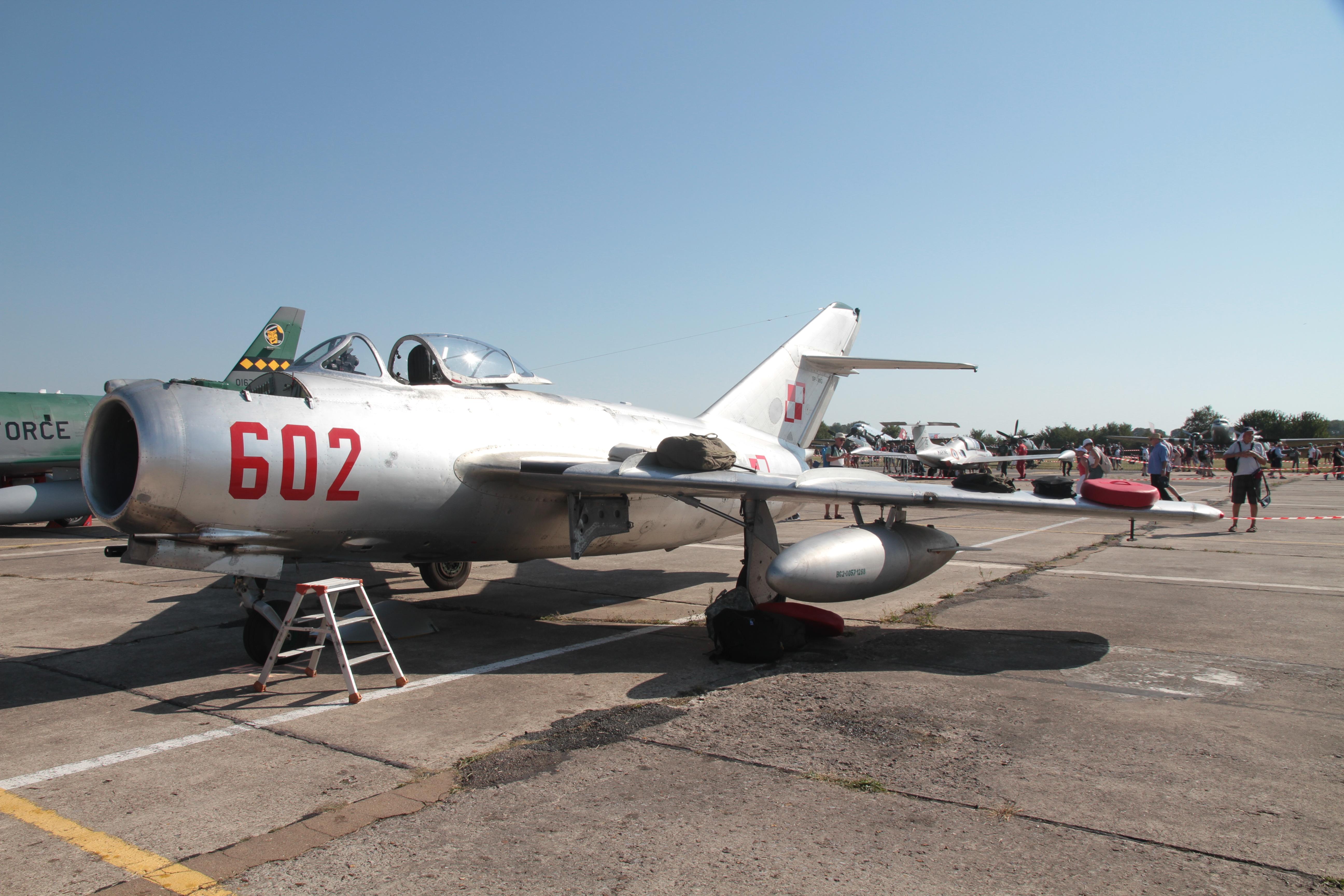SP-MIG @ LFPM - 602 (SP-MIG) c1955 PZL-Mielec Lim-2 (MiG-15bis) Air Legend Melun-Villaroche  - by PhilR