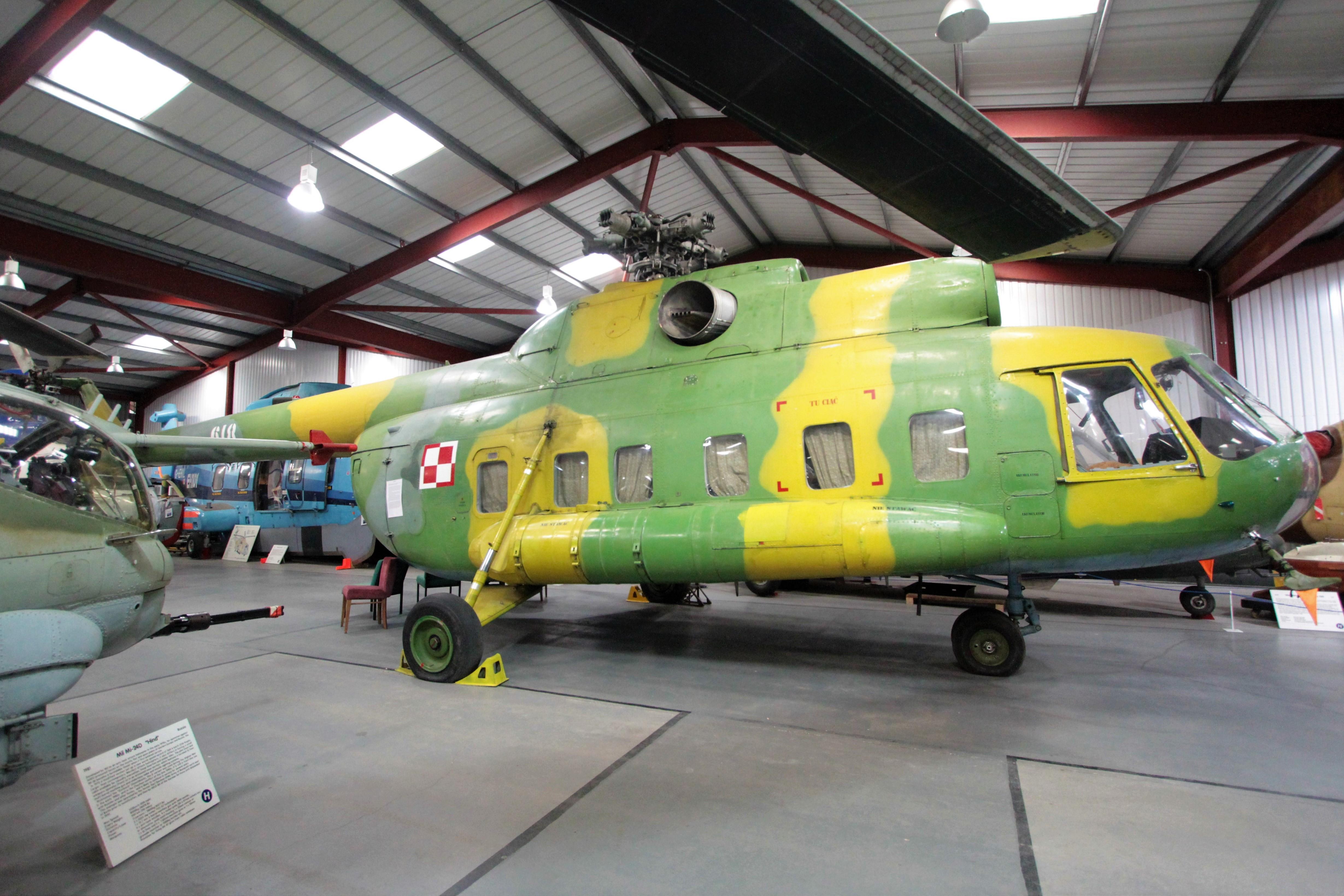 618 @ EGFI - 618 1972 Mil Mi-8 PolishAF Helicopter Museum
 - by PhilR