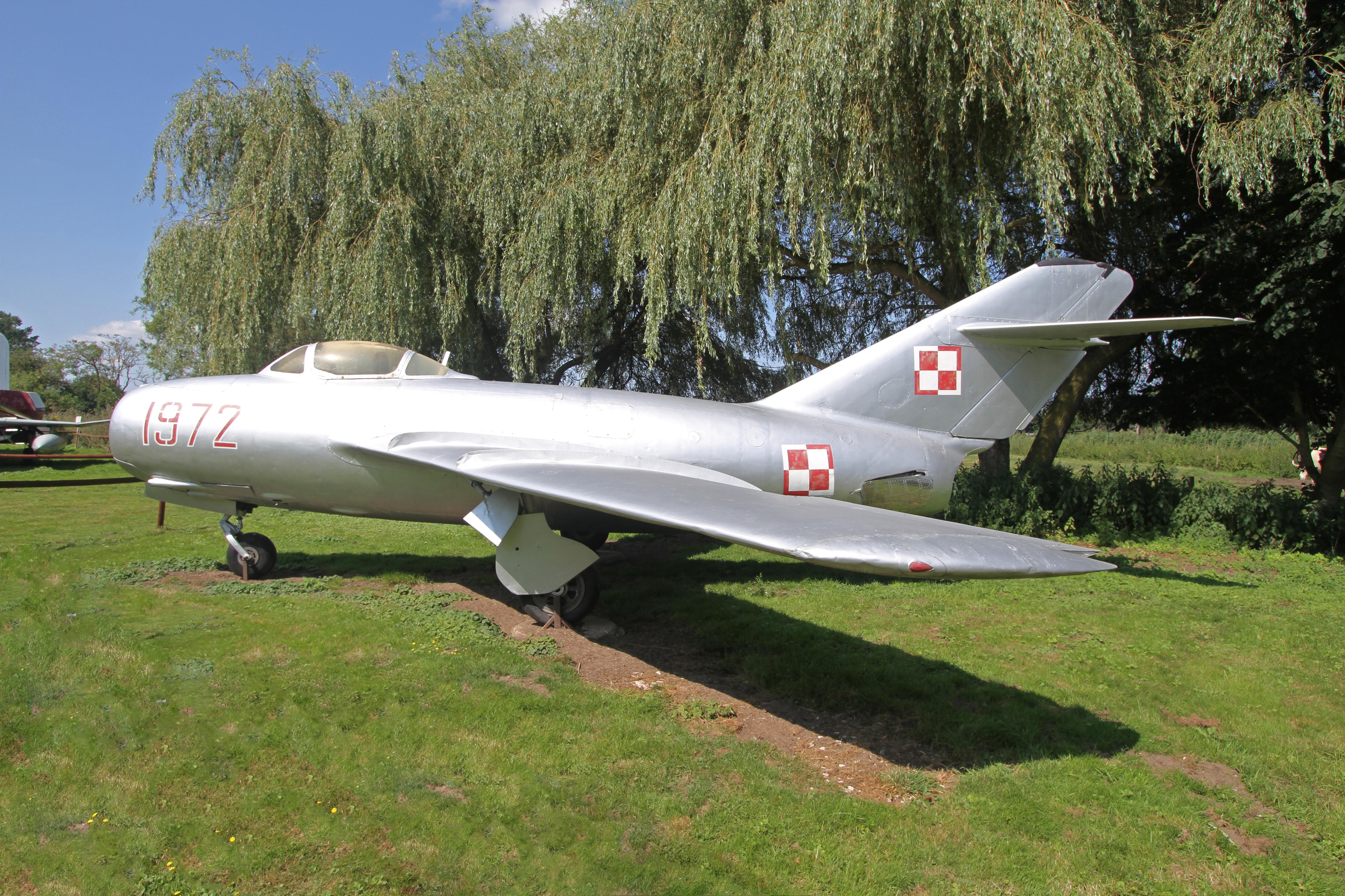 SP-KWC @ FLIXTON - 3794 MiG 15bis Czech Air Force Norfolk & Suffolk Aviation Museum Flixton  - by PhilR
