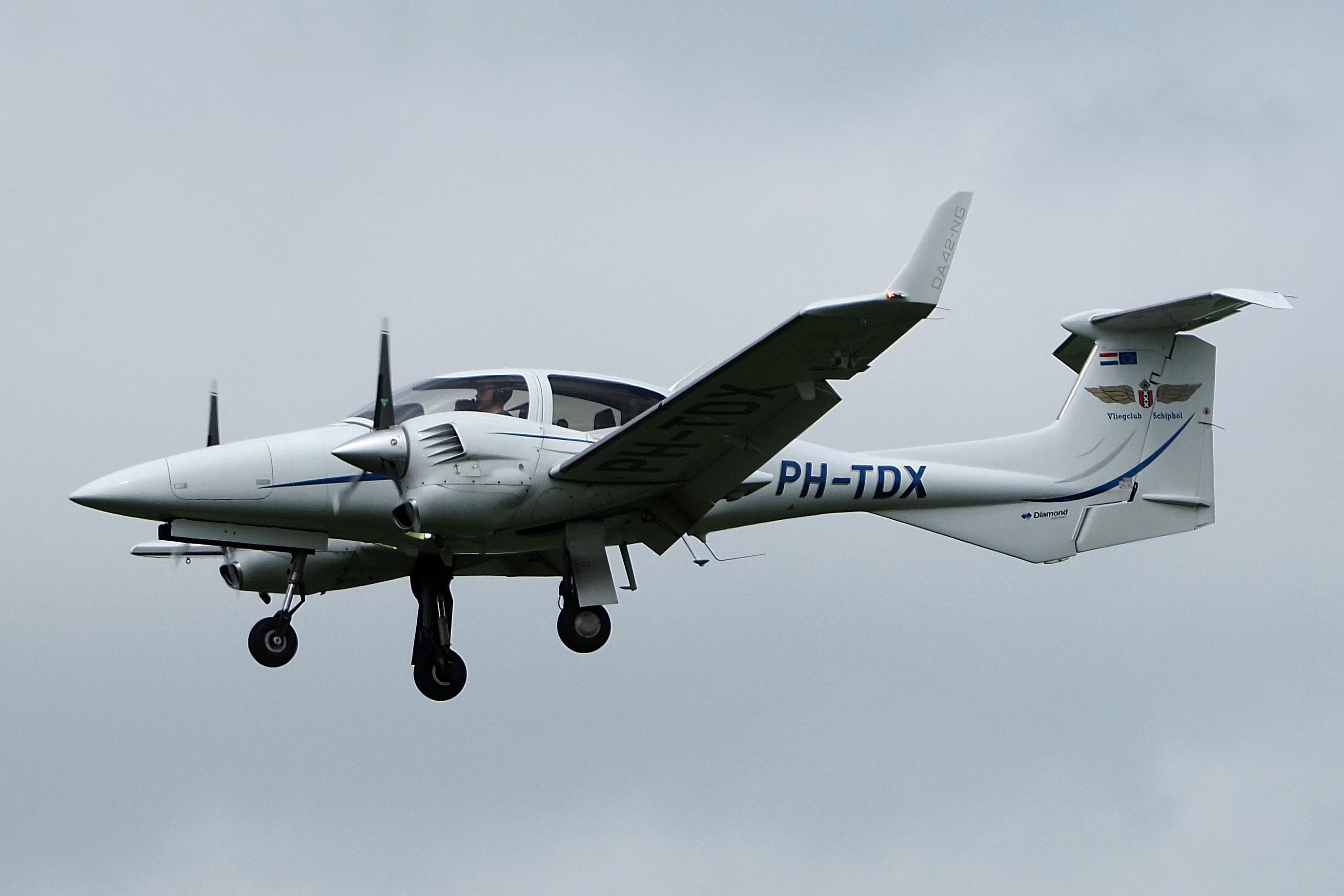 PH-TDX @ EGSH - Landing at Norwich, - by Graham Reeve