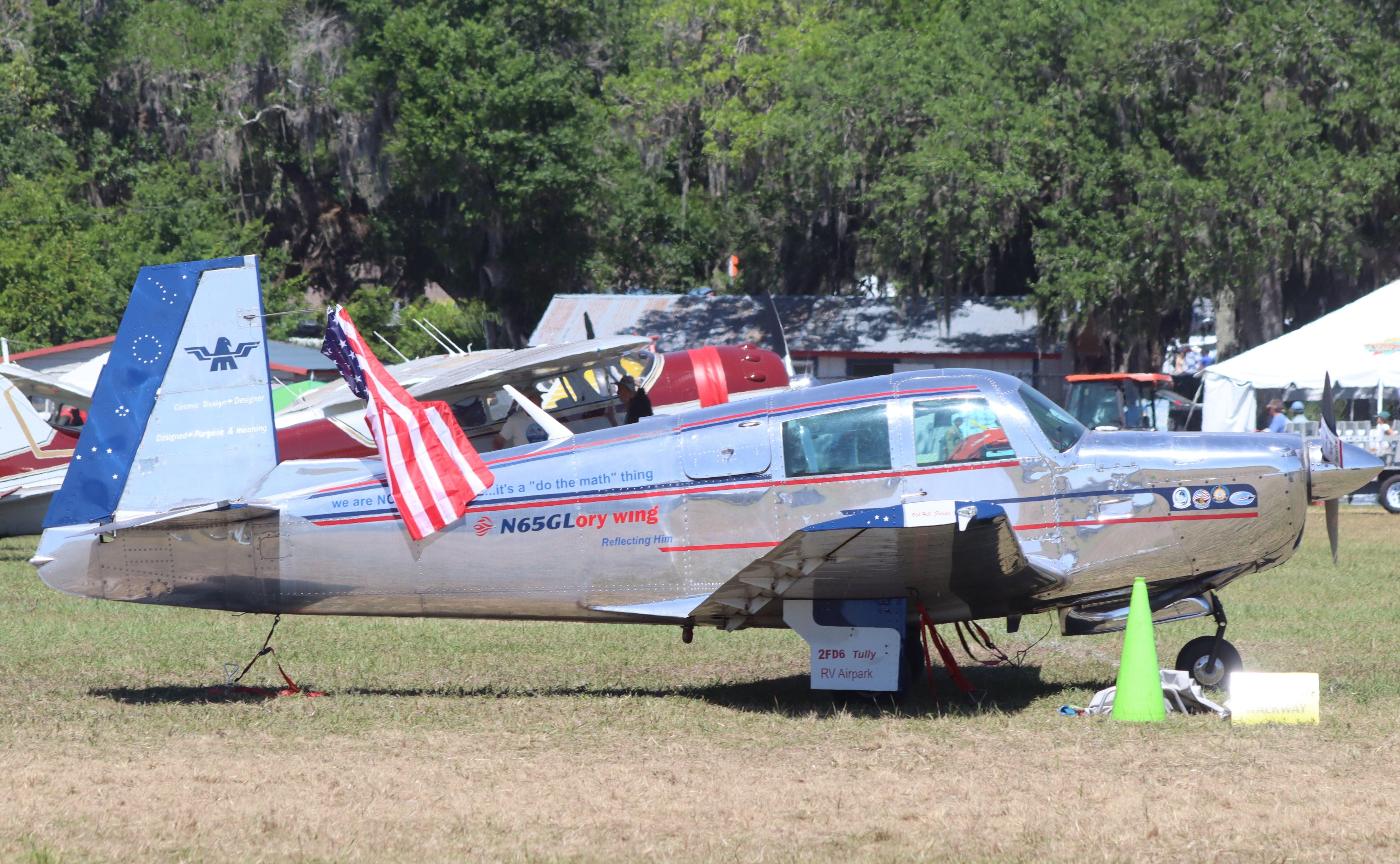 N65GL @ KLAL - Mooney M20E - by MarkPasqualino