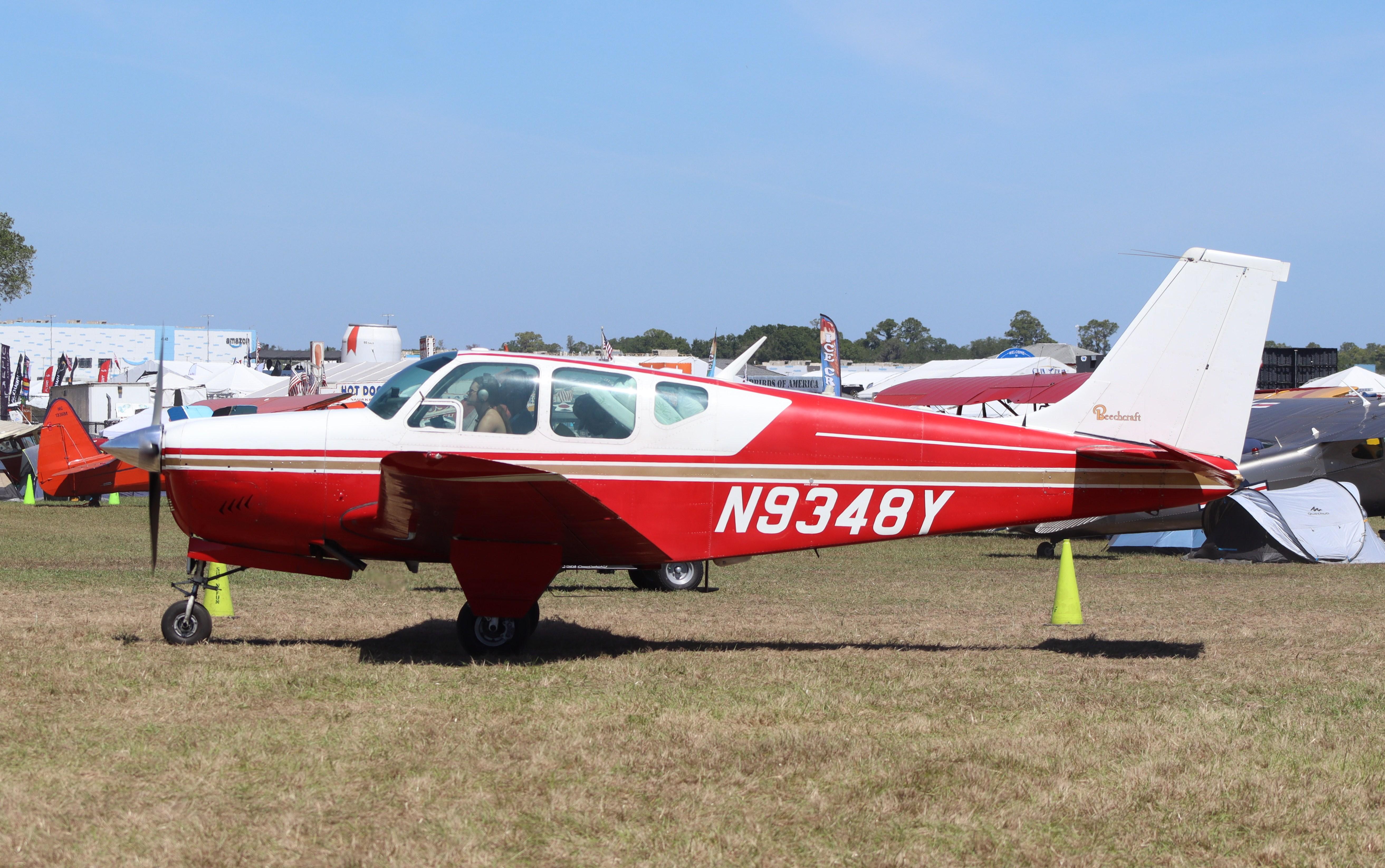 N9348Y @ KLAL - Beech A33 - by MarkPasqualino