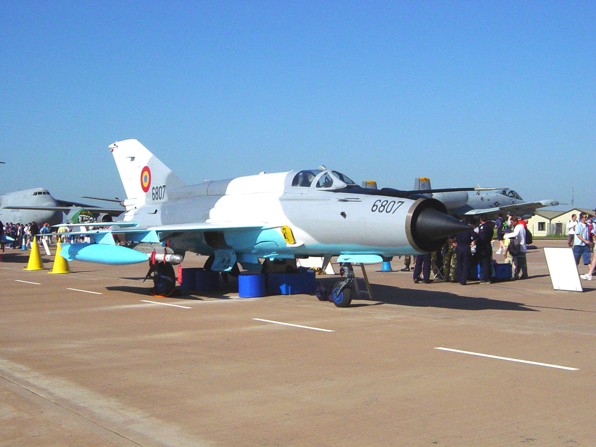 6807 @ EGVA - 6807 Mig-21 LancerR-A RoMAF RIAT 
 - by PhilR