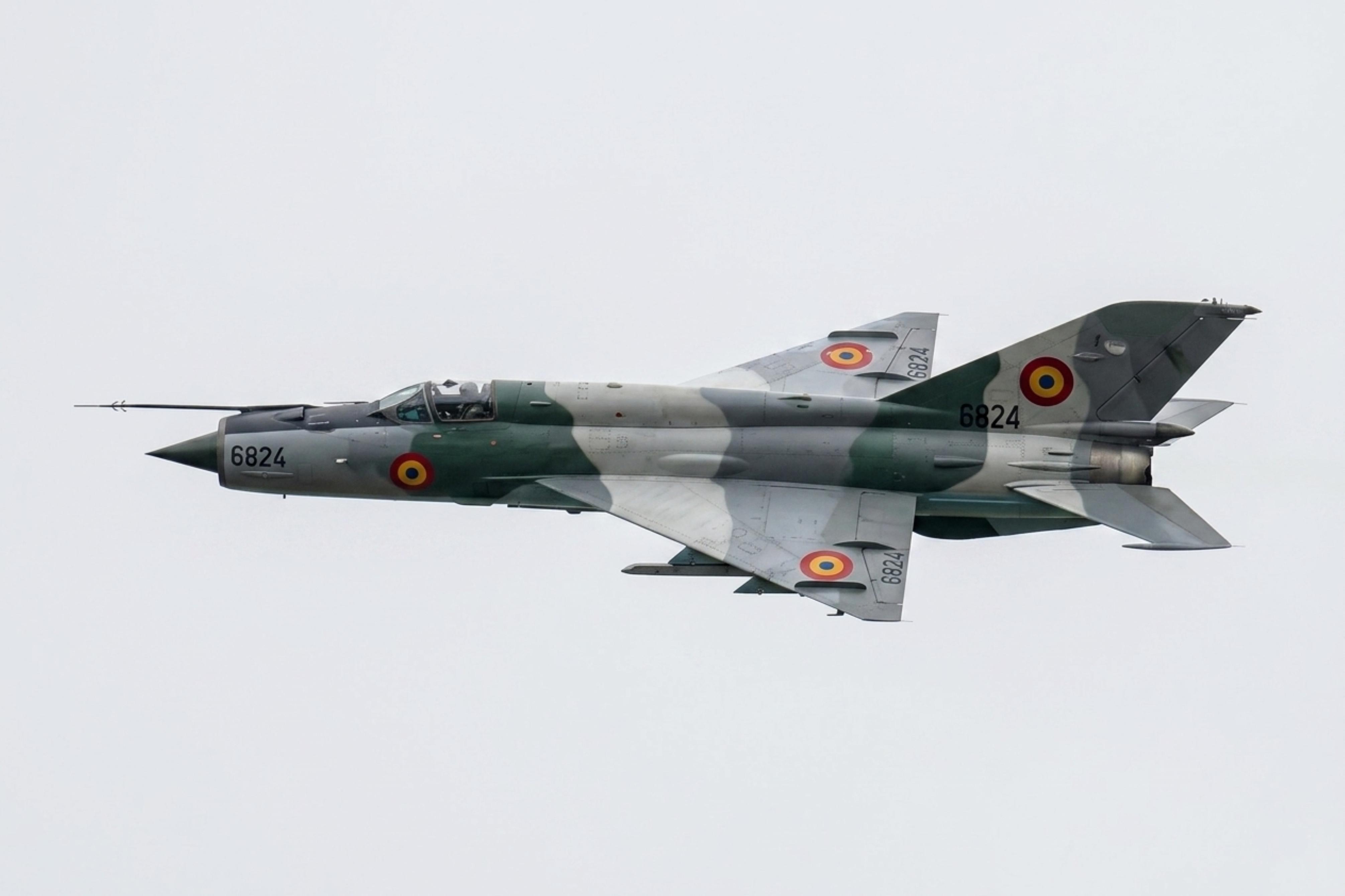 6824 @ EGVA - 6824 Mig-21 Lancer C RomAF RIAT Fairford  - by PhilR