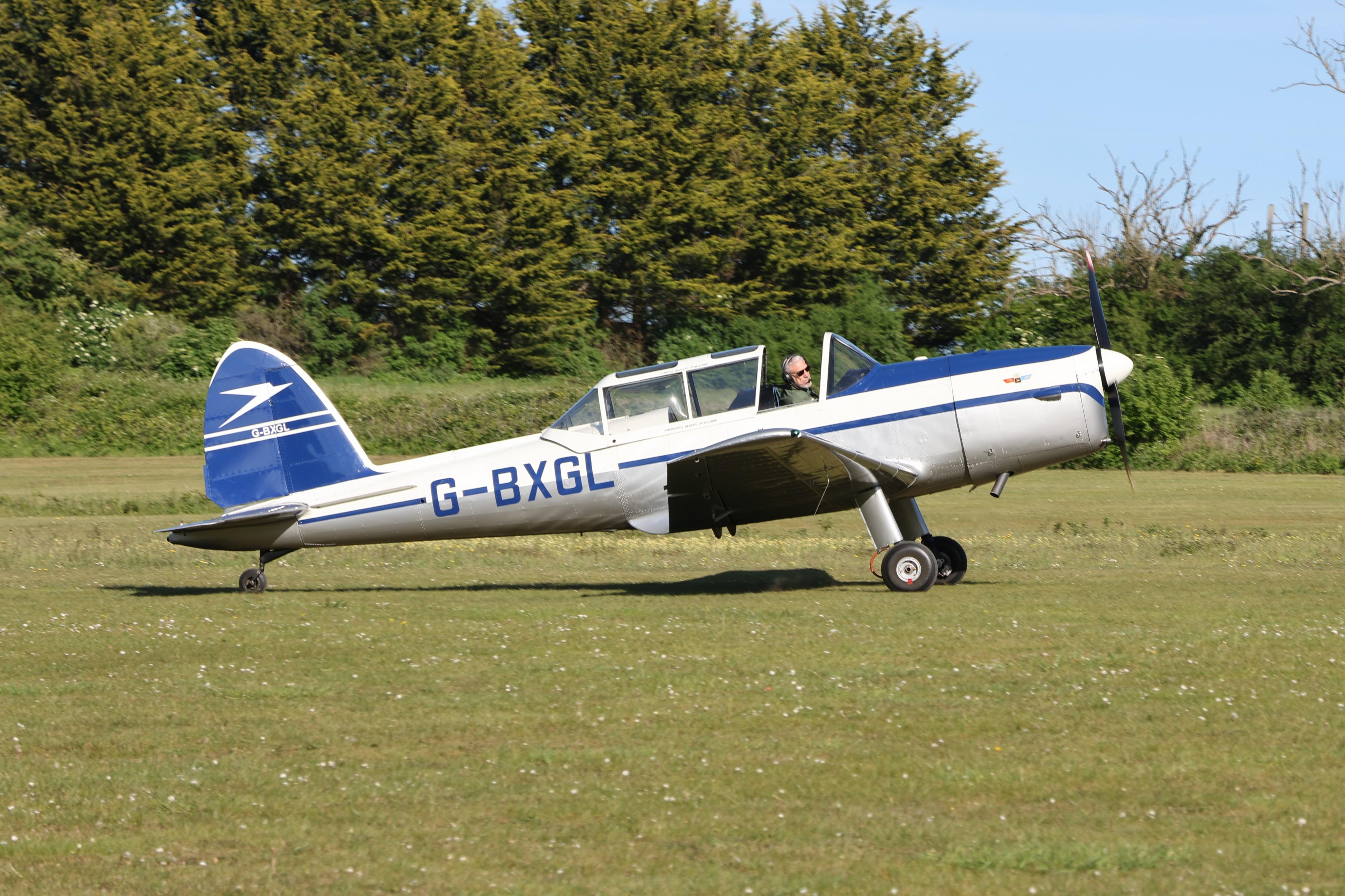 G-BXGL @ EGHP - G-BXGL (WZ884) 1953 DHC-1 Chipmunk 22 Popham 
 - by PhilR