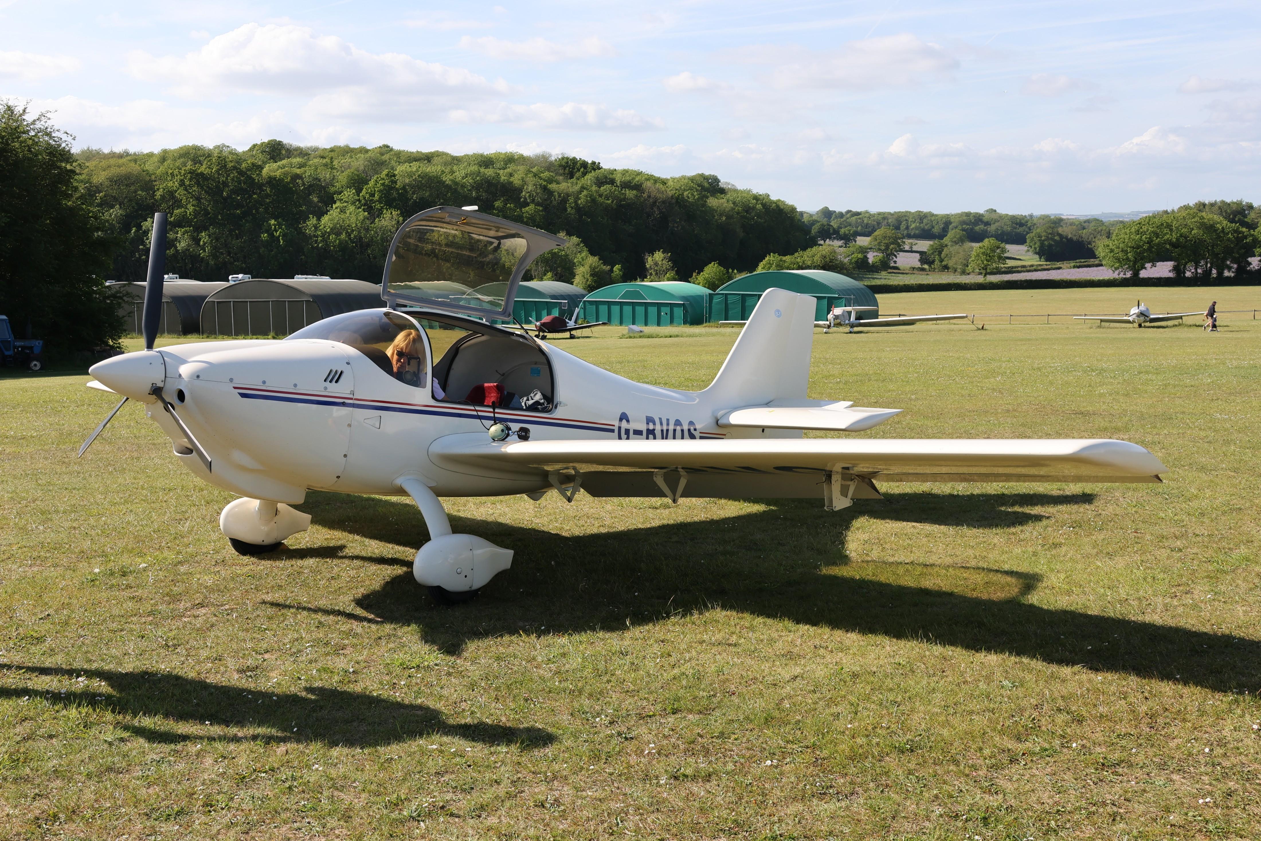 G-BVOS @ EGHP - G-BVOS 1988 Europa Popham 
 - by PhilR