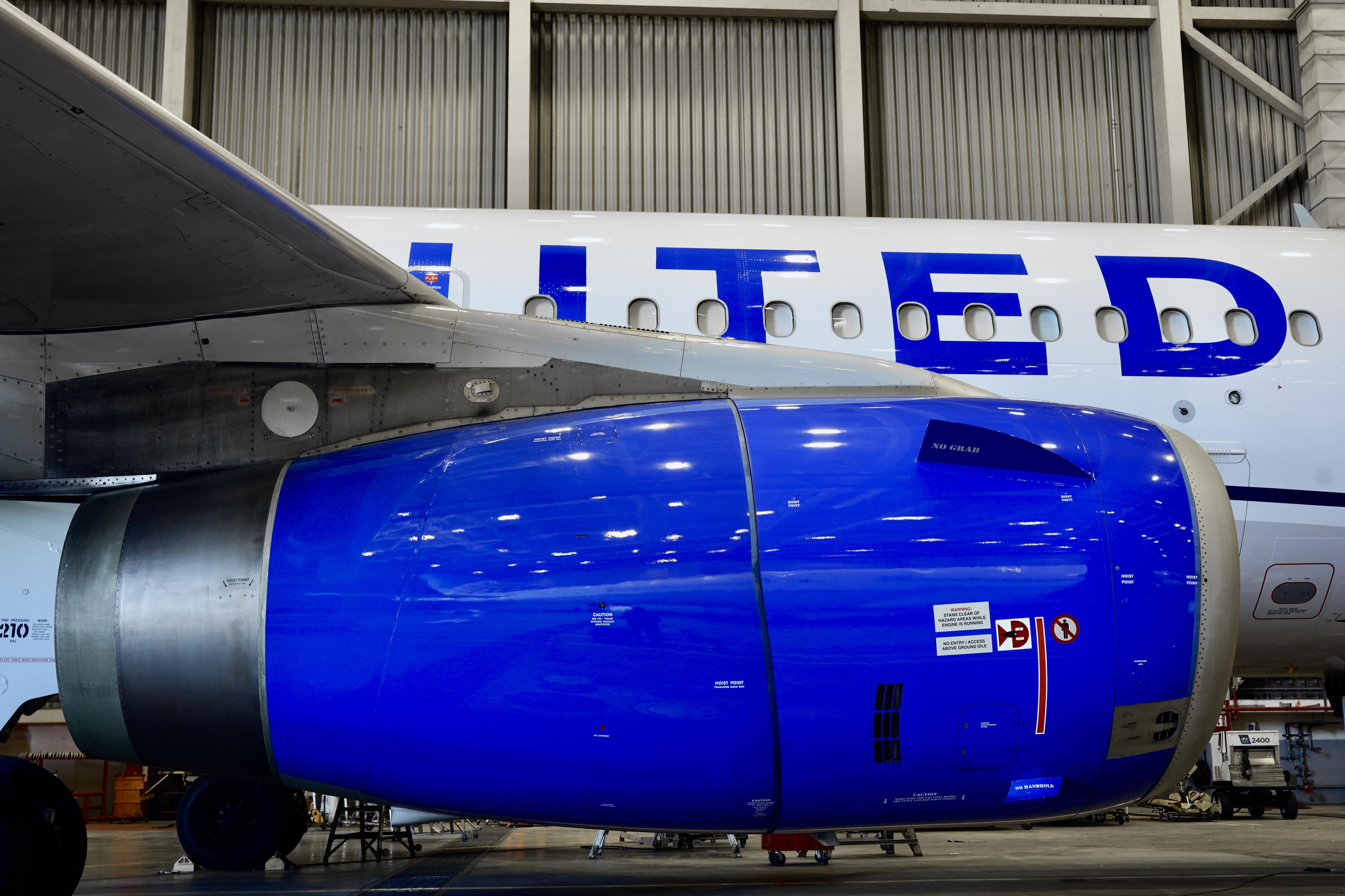 N898UA @ KSFO - IAE V2500 engine SFO 2026 - by ClaytonEddy