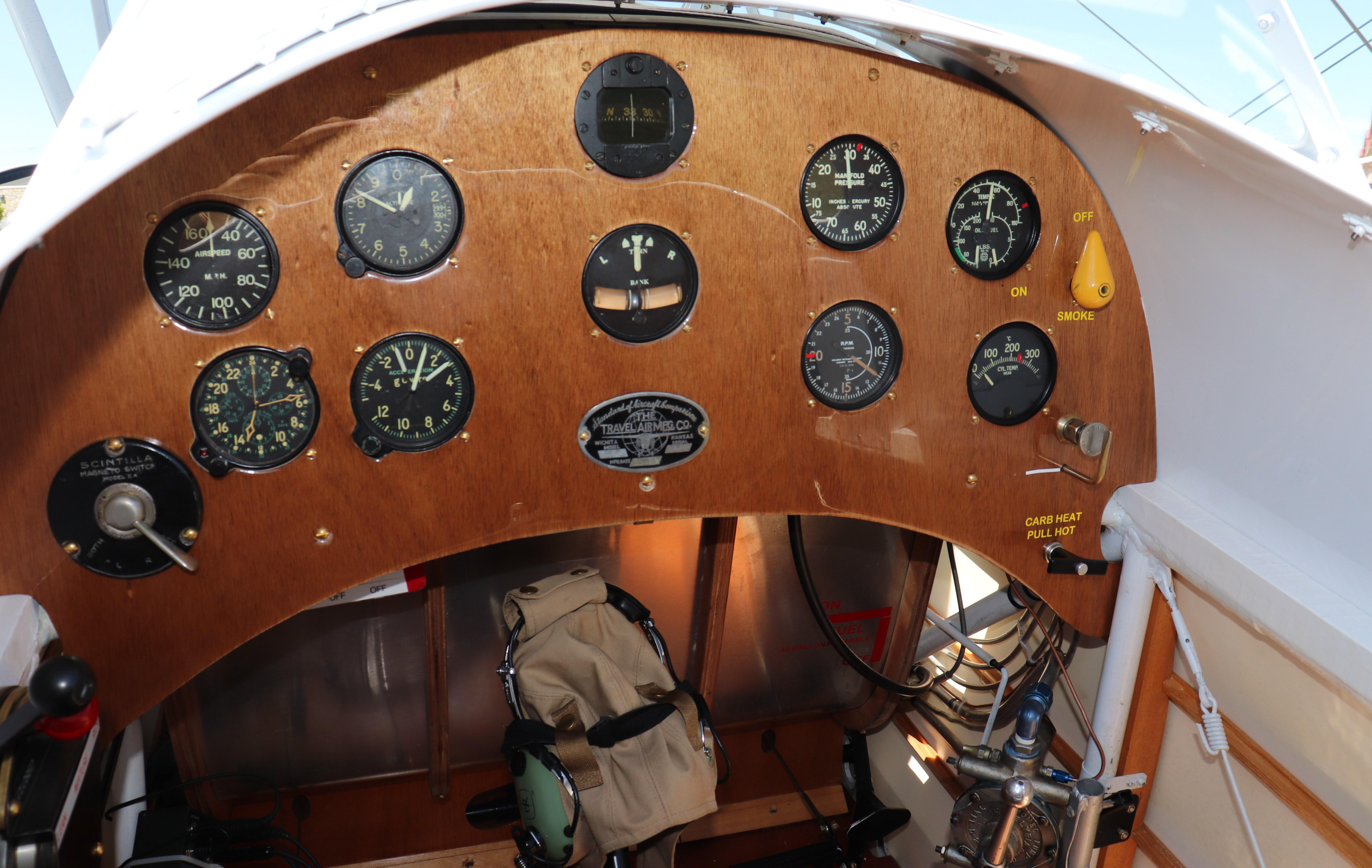 N606K @ C77 - Travel Air D-4-D - by MarkPasqualino