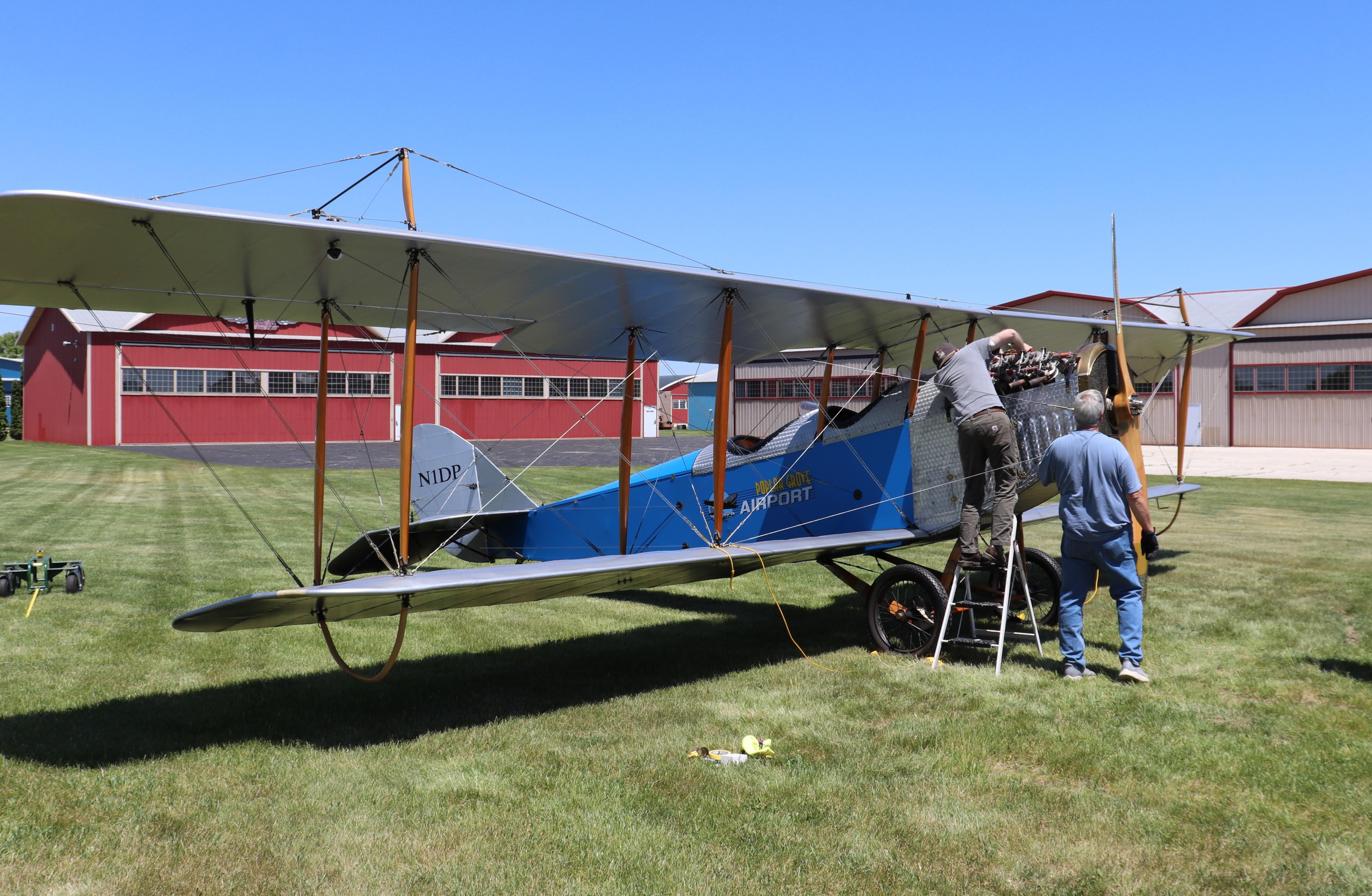 N1DP @ C77 - Curtiss JN-4D (Replica) - by MarkPasqualino