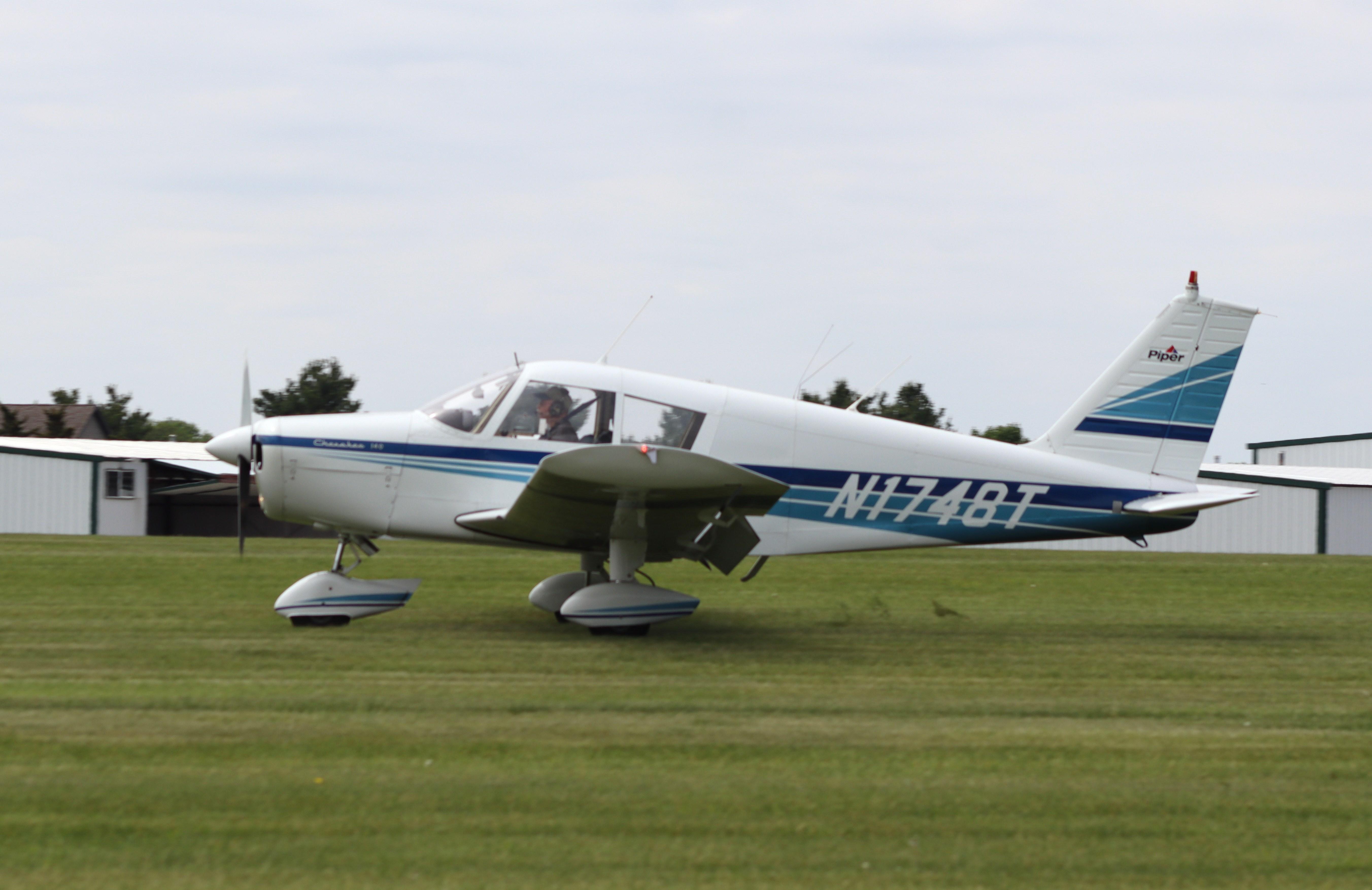 N1748T @ C77 - Piper PA-28-140 - by MarkPasqualino
