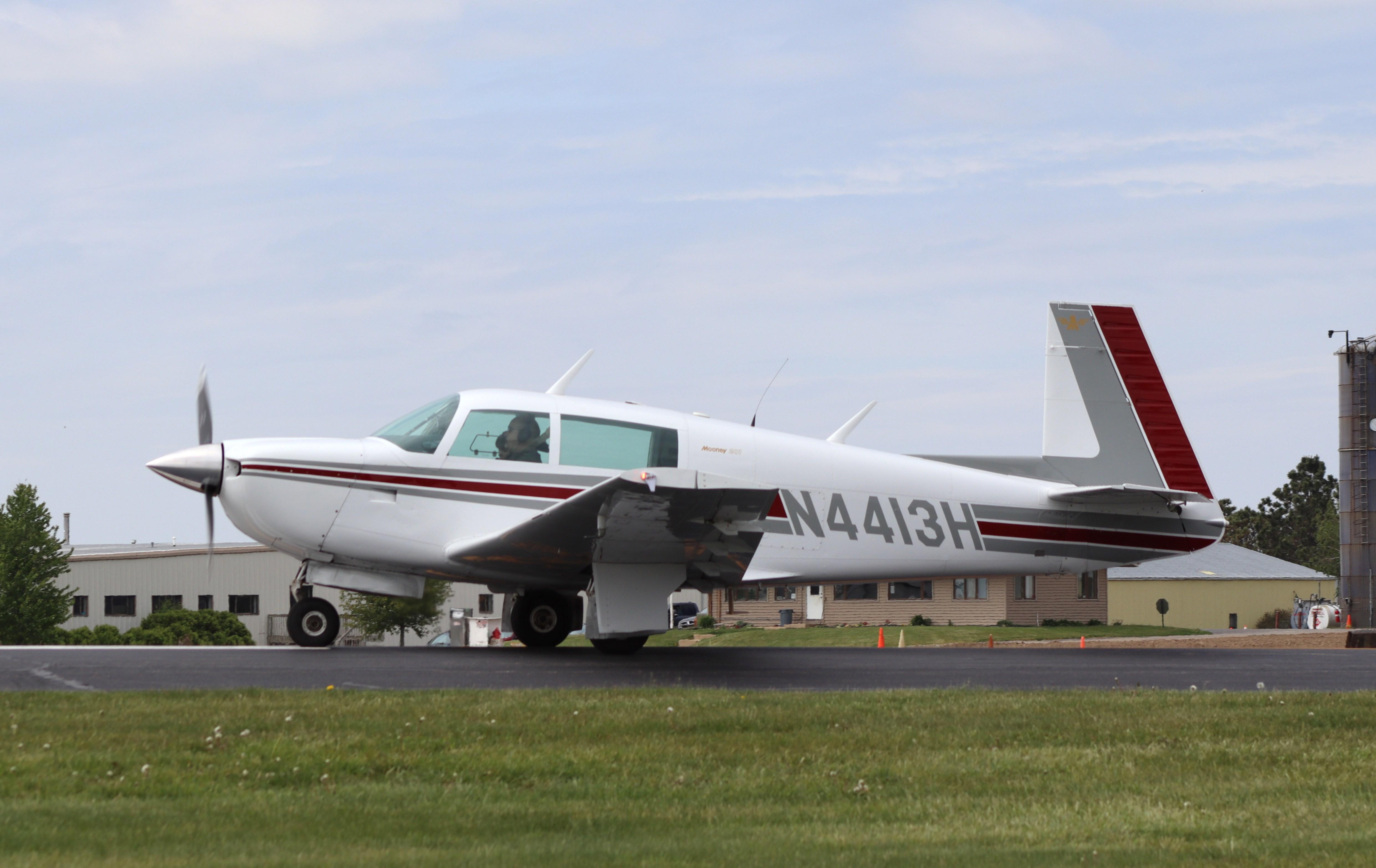 N4413H @ C77 - Mooney M20J - by MarkPasqualino