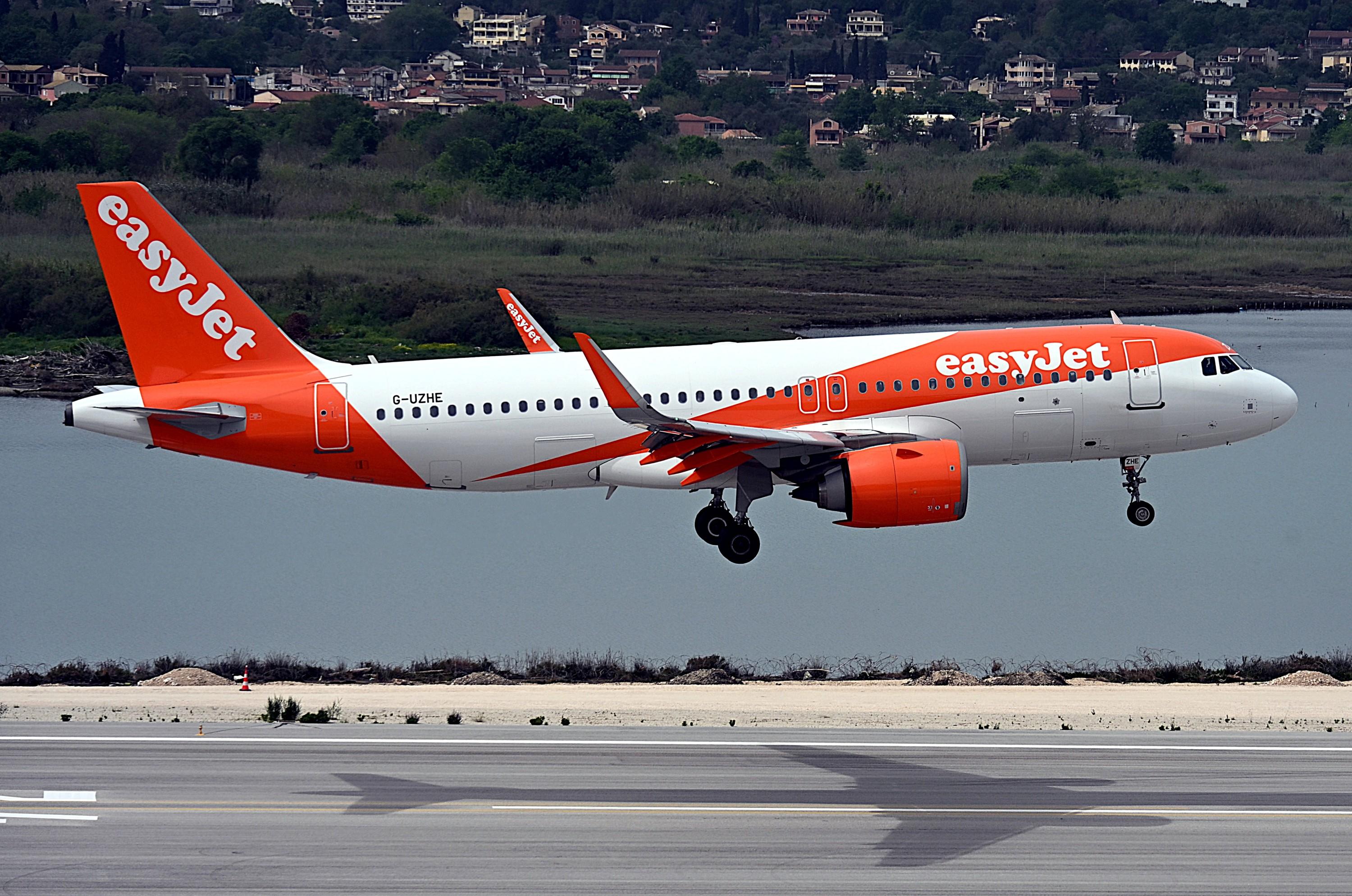 G-UZHE @ LGKR - Having lost its special painting, G-UZHE touches down at Korfu, Greece - by ReinhardJost