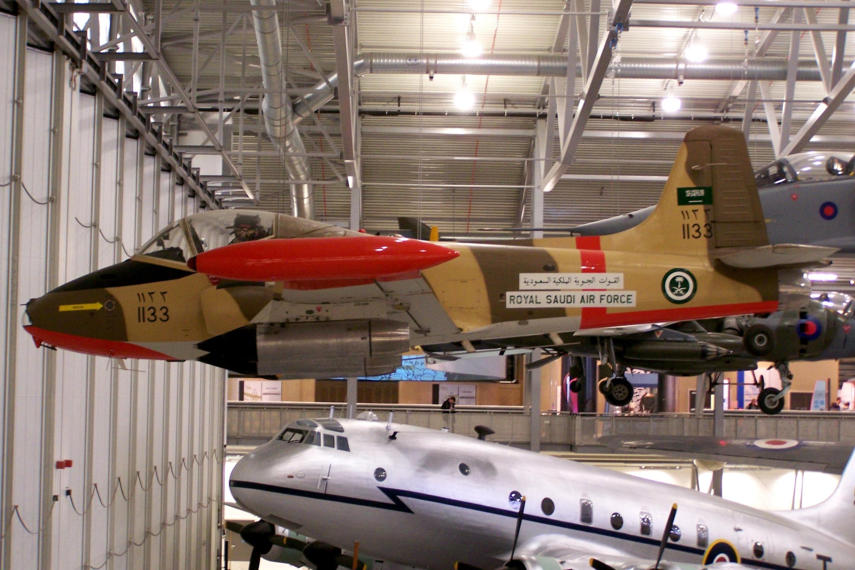 1133 @ EGSU - 1133 (G-BESY) 1977 BAC 167 Strikemaster Mk 88 RSAF Duxford
 - by PhilR