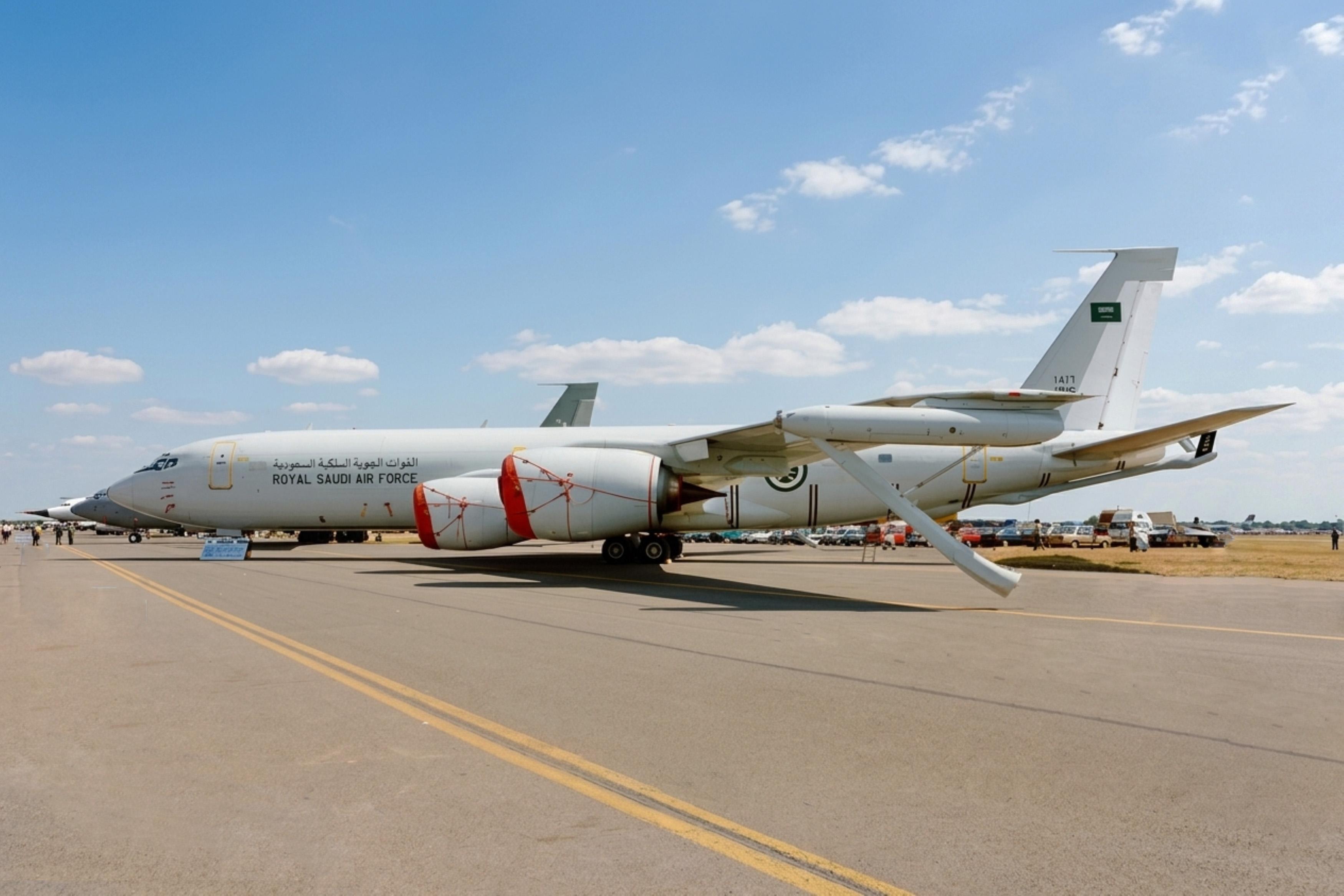 1816 @ EGVA - 1816 1982 Boeing KE-3A Sentry RSaudAF IAT  - by PhilR
