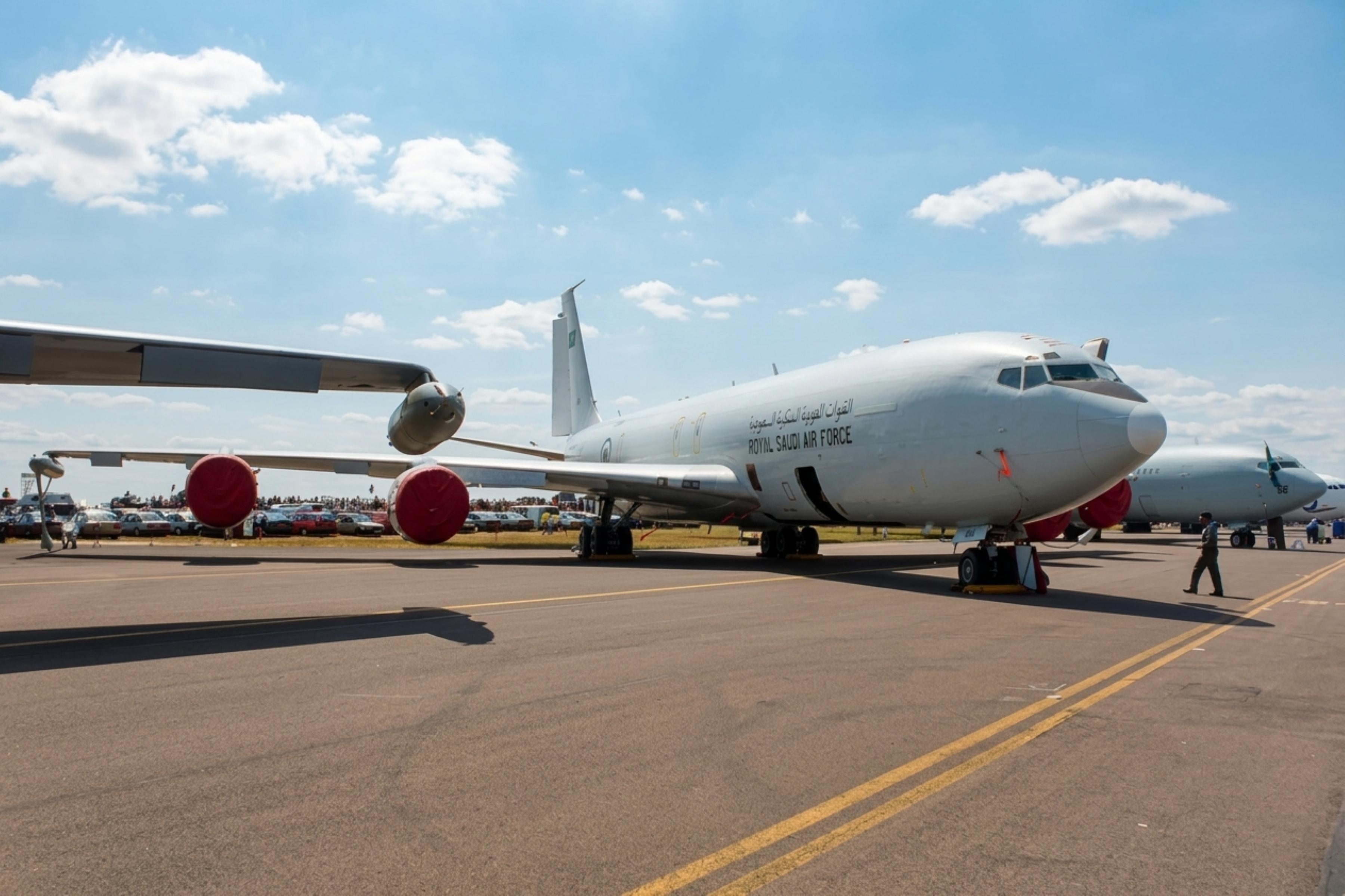 1816 @ EGVA - 1816 1982 Boeing KE-3A Sentry RSaudAF IAT  - by PhilR