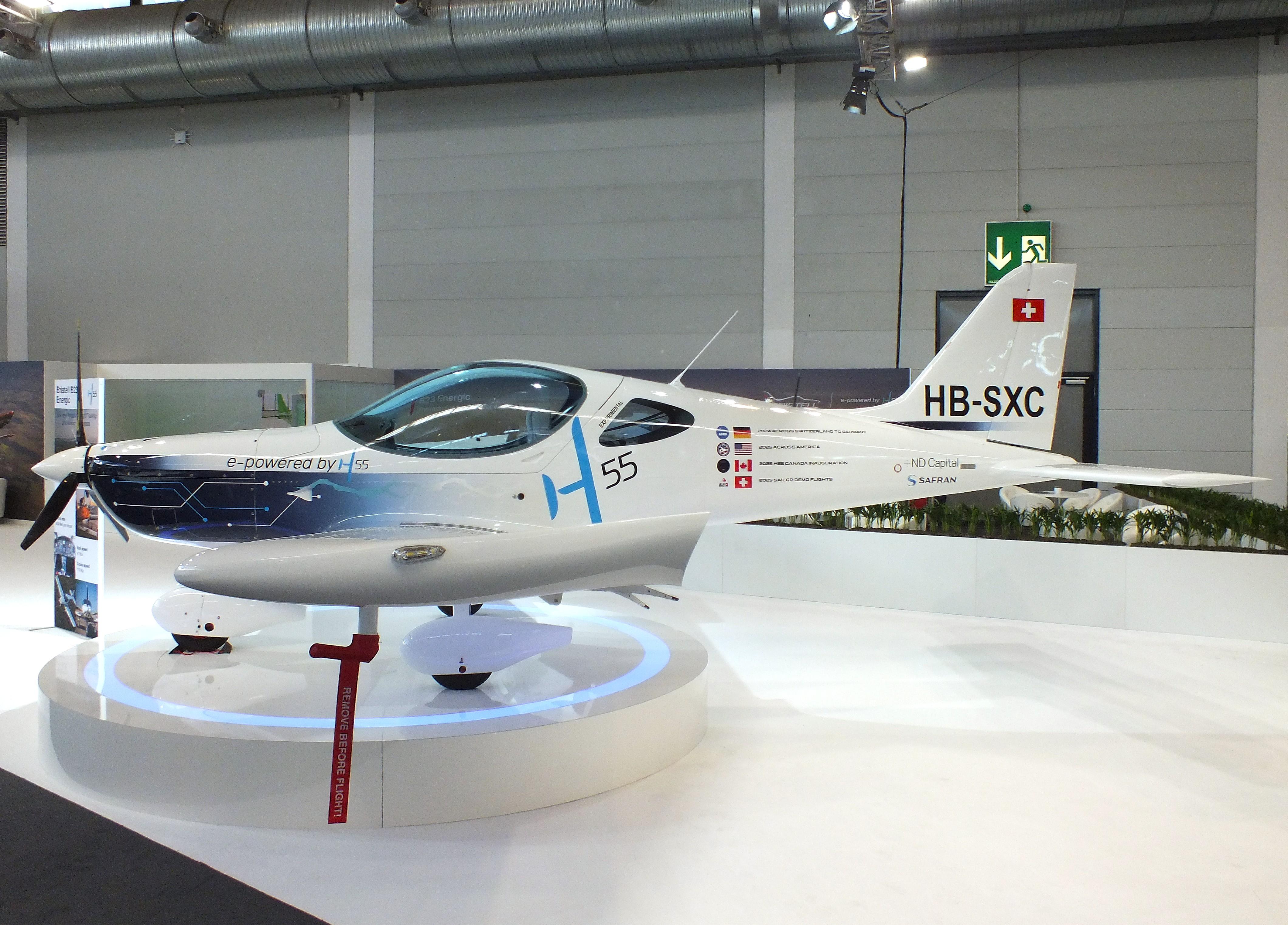 HB-SXC @ EDNY - BRM Aero Bristell/H55 B23 Energic with Emrax electric motor at the AERO 2026, Friedrichshafen - by iwarnecke