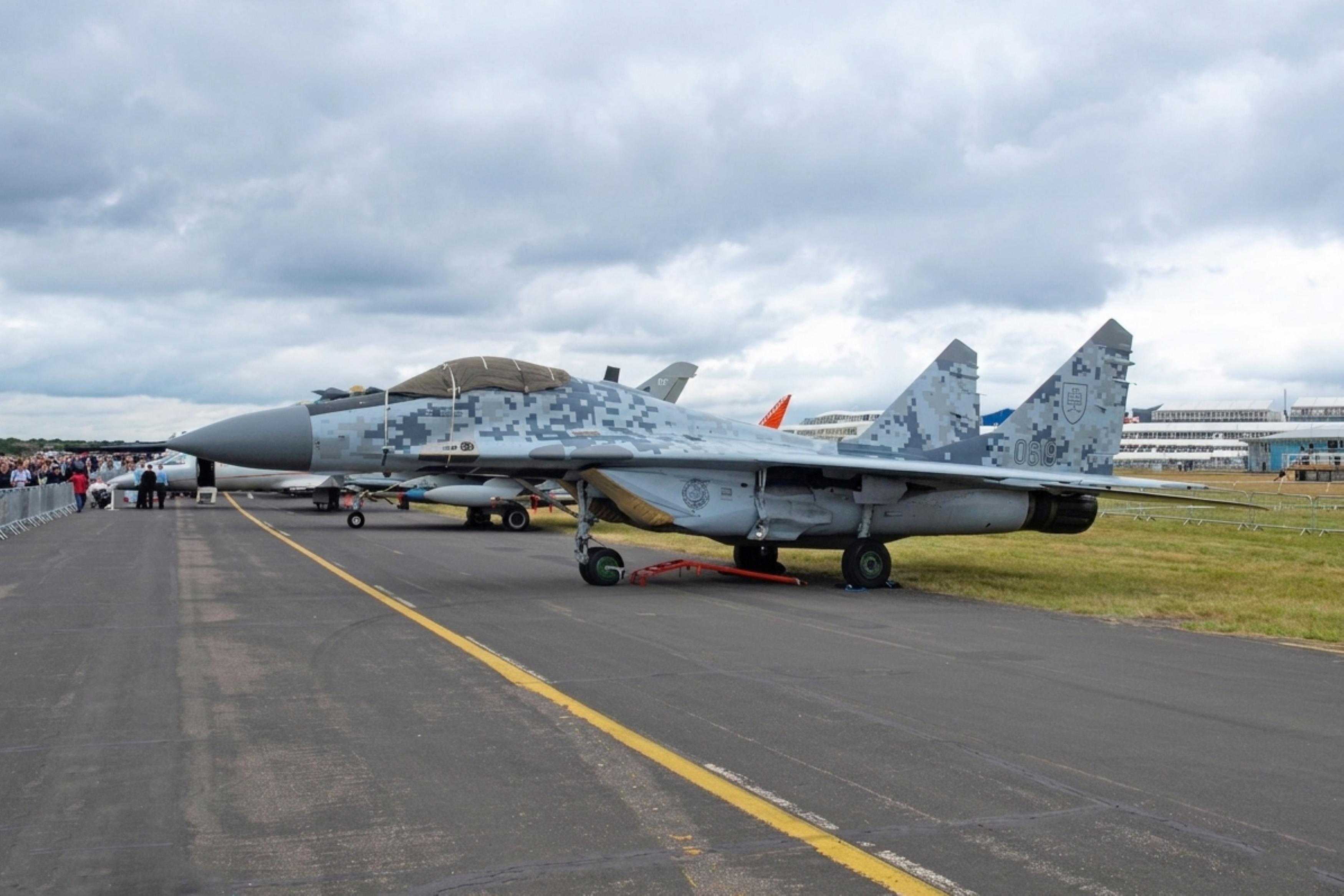 0619 @ EGLF - 0619 Mig-29AS SlovakAF SBAC
 - by PhilR