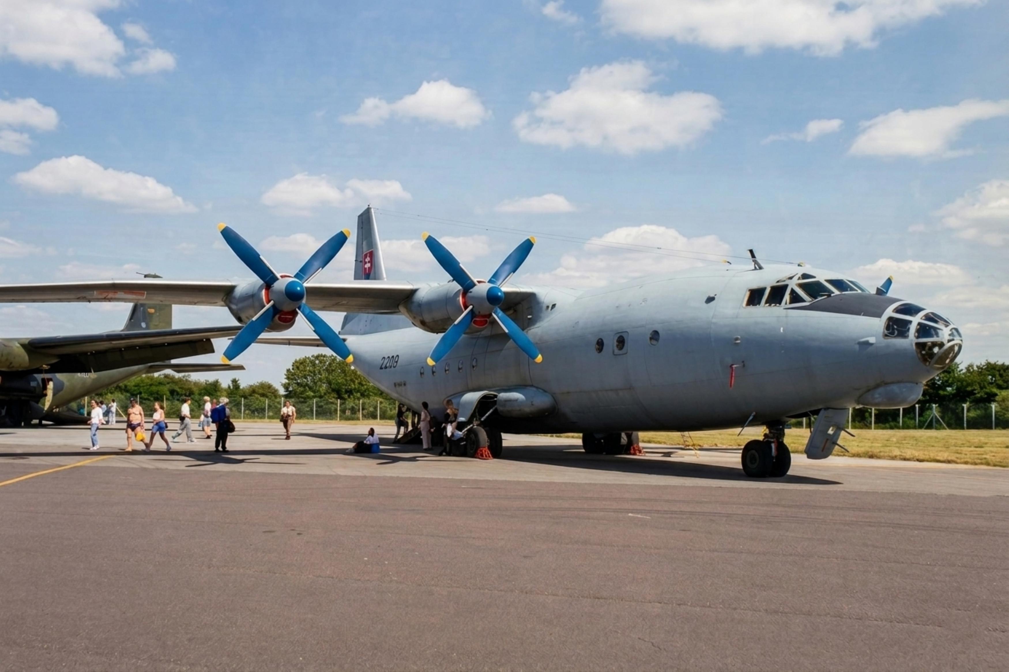 2209 @ EGVA - 2209 1964 An-12BP SlovAF IAT 
 - by PhilR