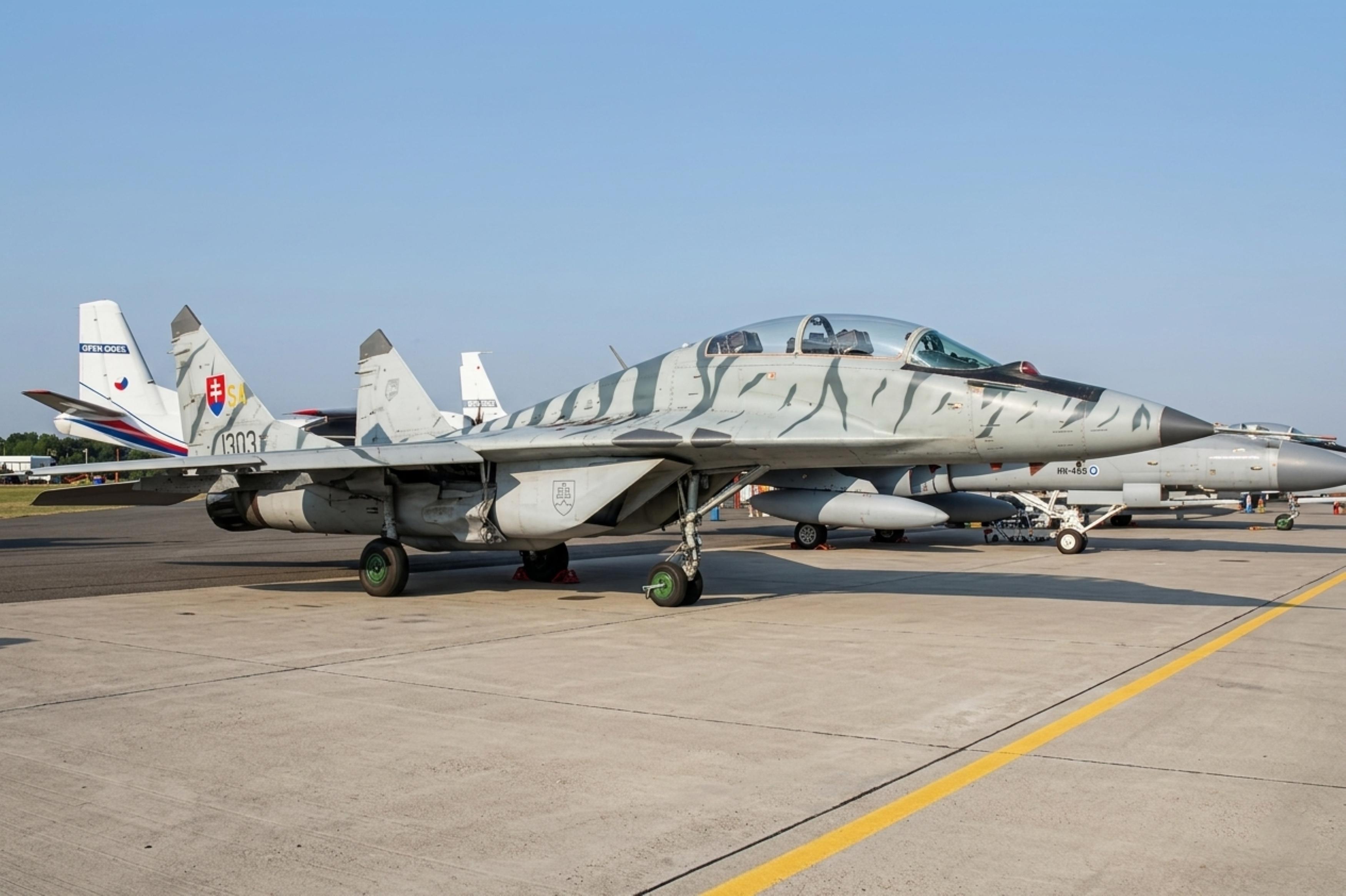 1303 @ EGVA - 1303 Mig 29UB SlovakianAF RIAT  - by PhilR