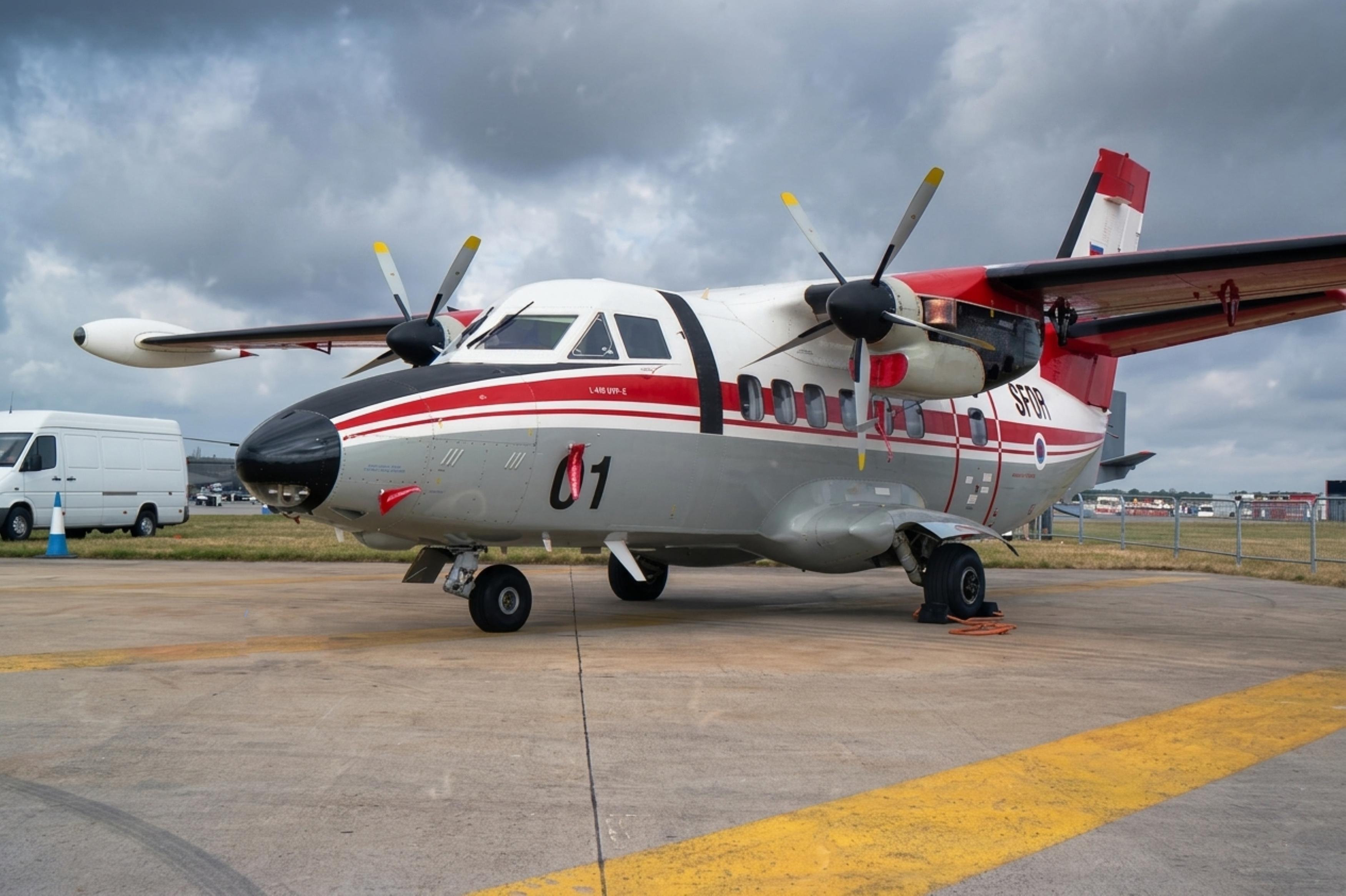 L4-01 @ EGVA - L4-01 Let 410 UVP-E Slovenia AF RIAT  - by PhilR
