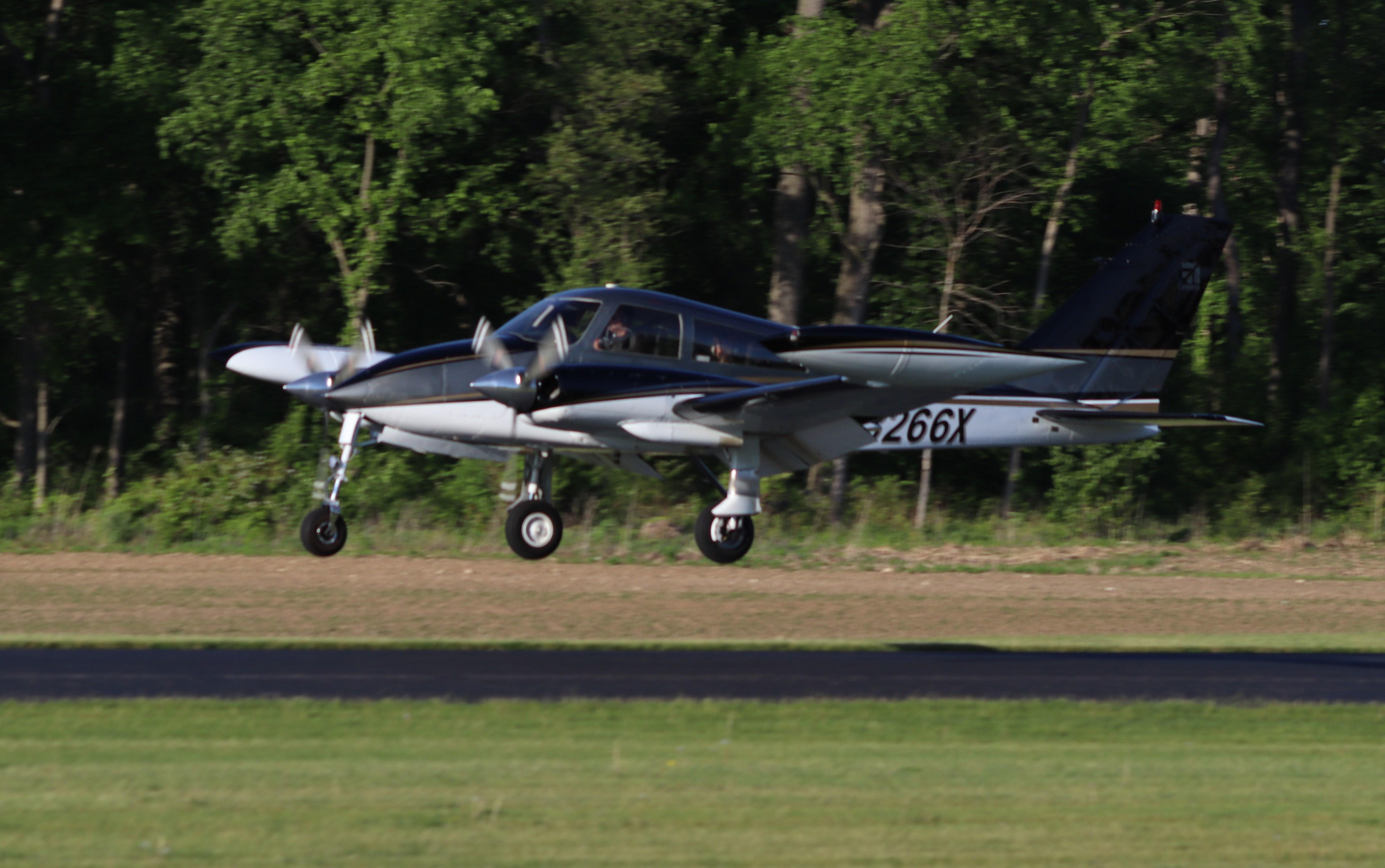 N3266X @ C77 - Cessna 310C - by MarkPasqualino