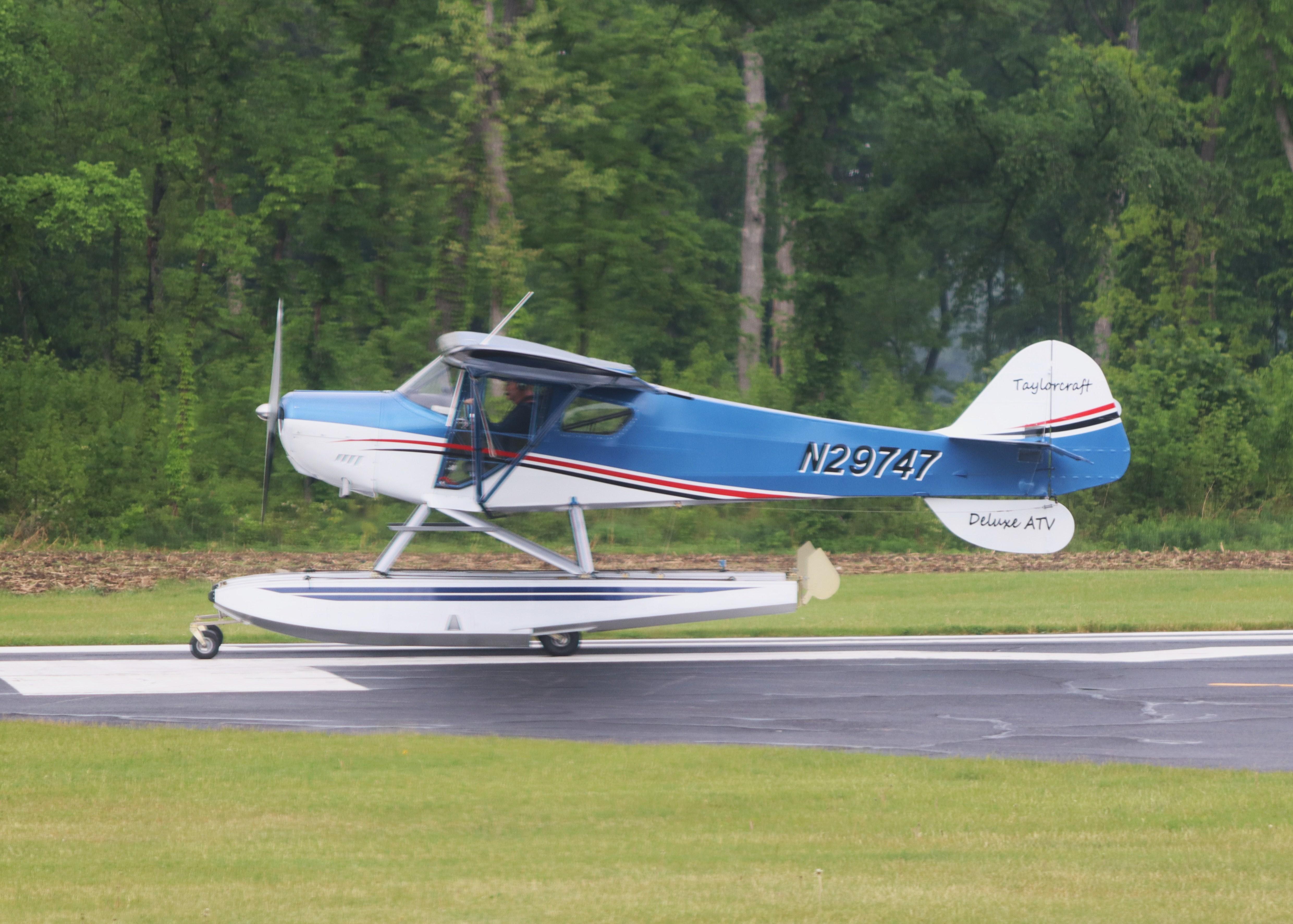 N29747 @ C77 - Taylorcraft BC12-65 - by MarkPasqualino