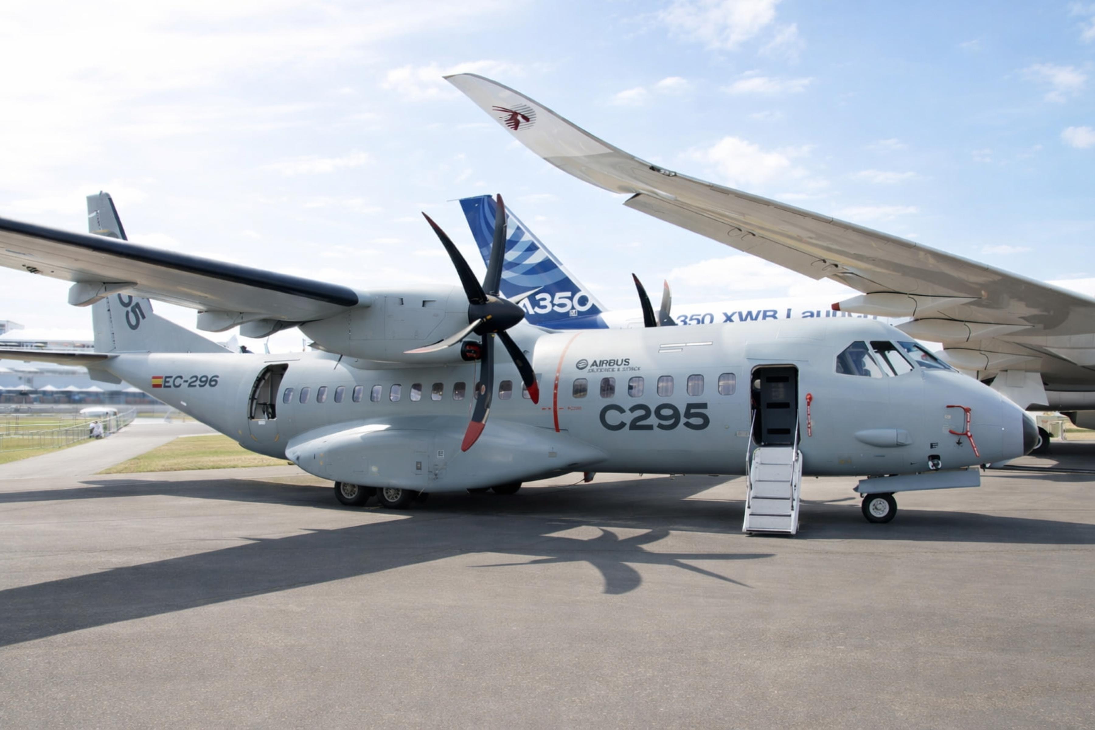 EC-296 @ EGLF - EC-296 1998 CASA C295 SpanAF FIA - by PhilR