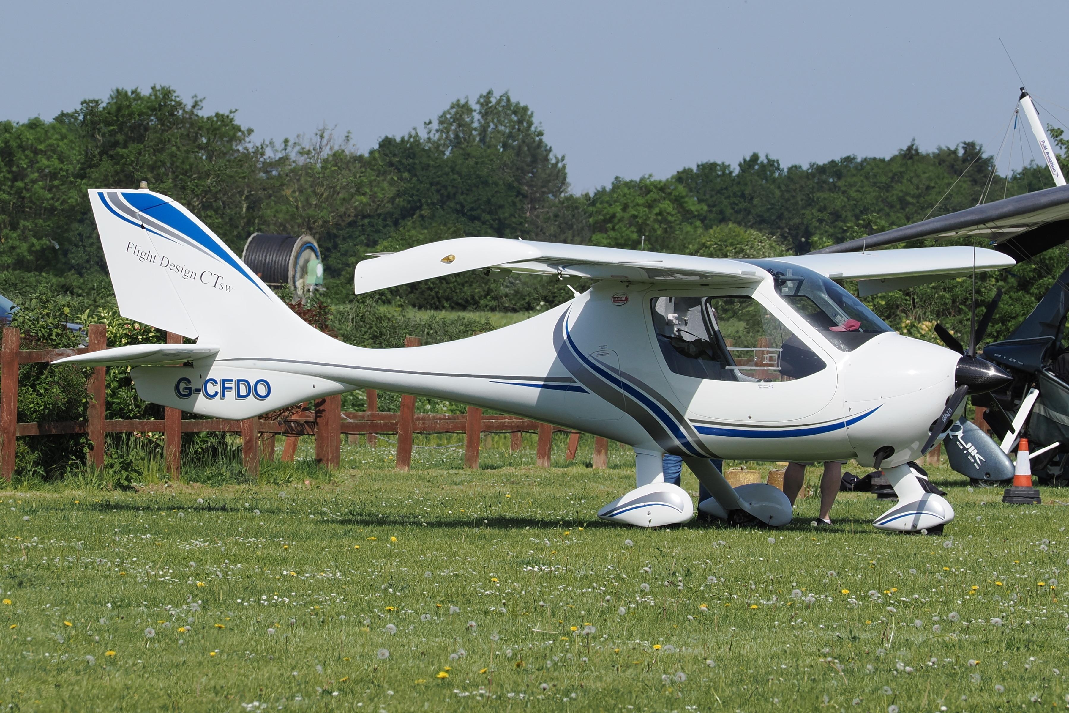 G-CFDO @ X3CX - Parked at Northrepps. - by Graham Reeve