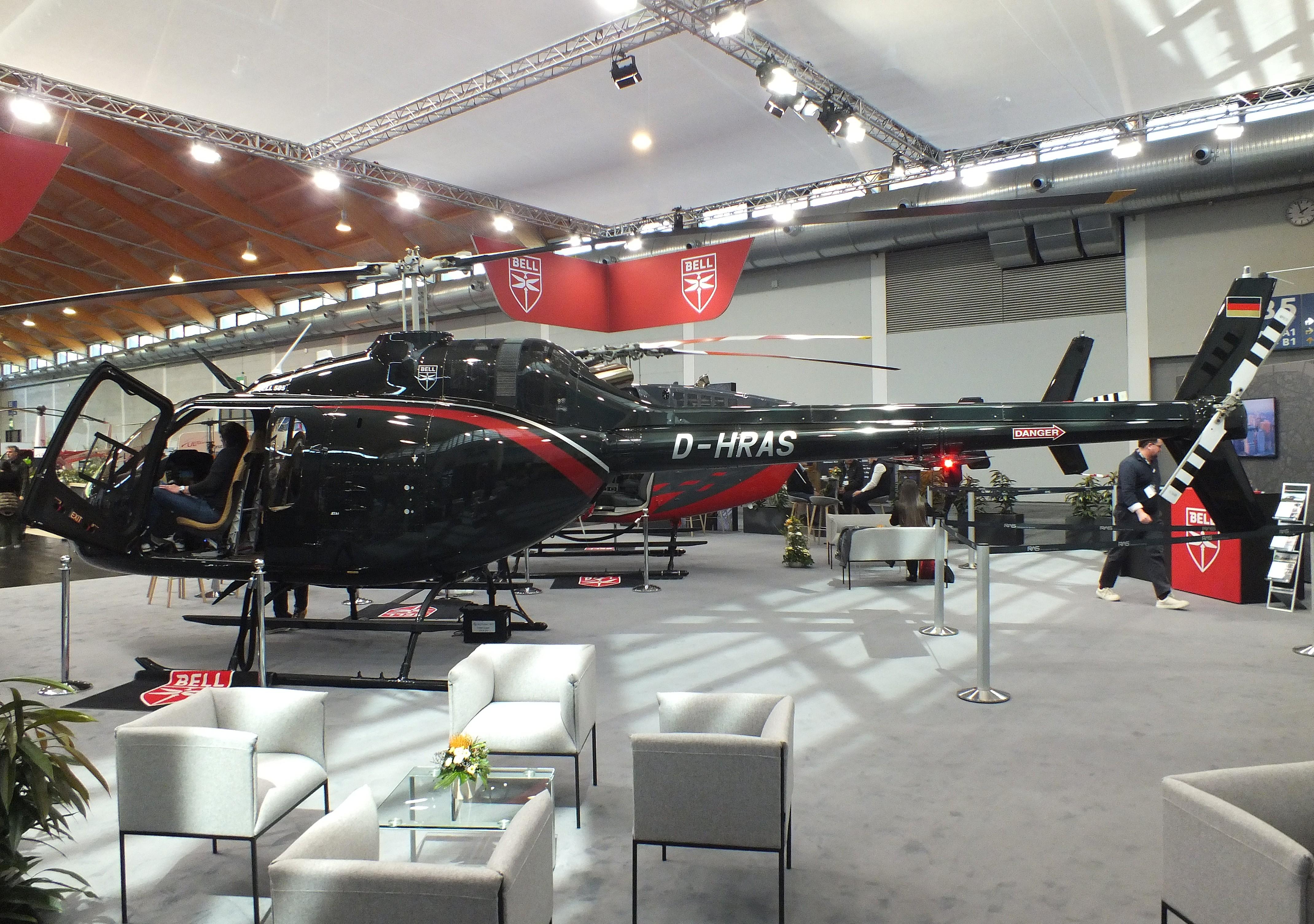 D-HRAS @ EDNY - Bell 505 Jet Ranger X at the AERO 2026, Friedrichshafen - by iwarnecke
